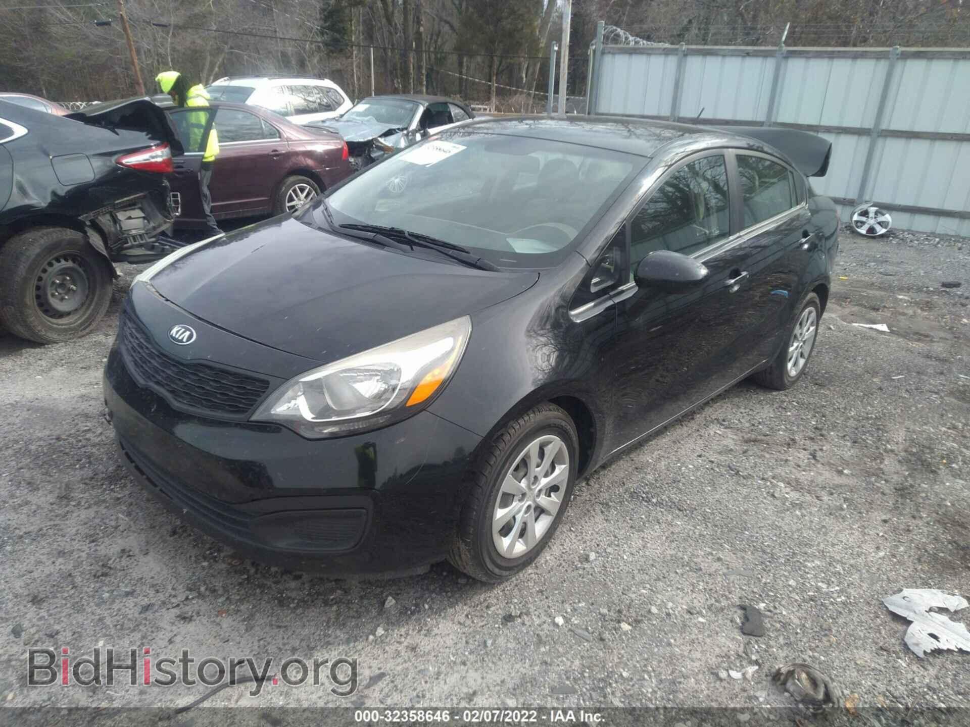 2014 KIA RIO - VIN: KNADM4A38E6356185 - Фото 2