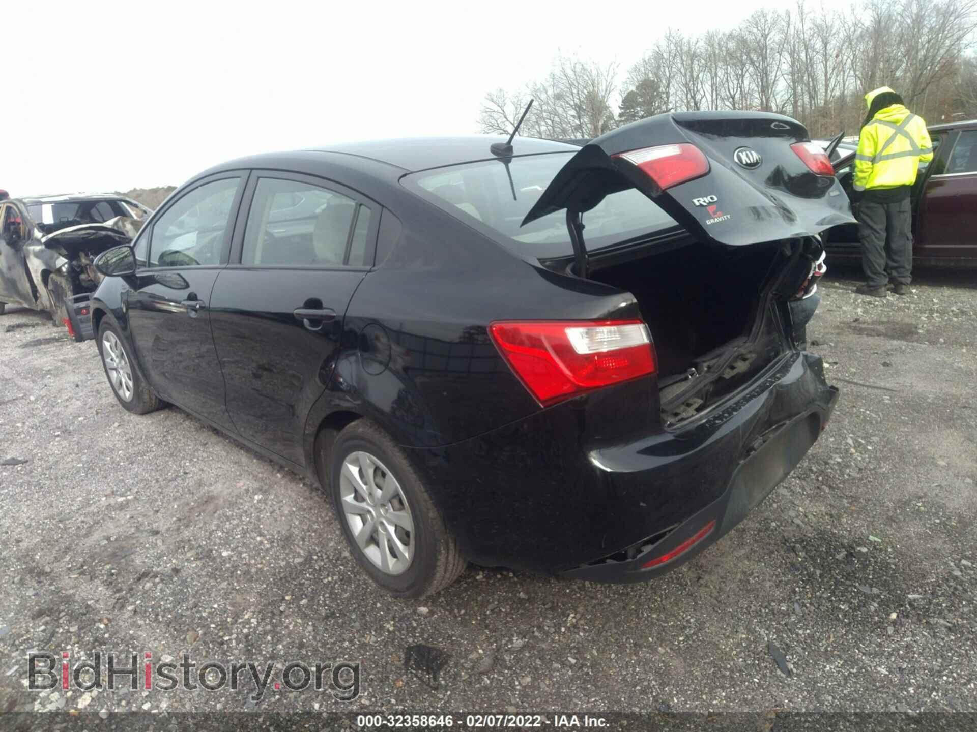 2014 KIA RIO - VIN: KNADM4A38E6356185 - Фото 3