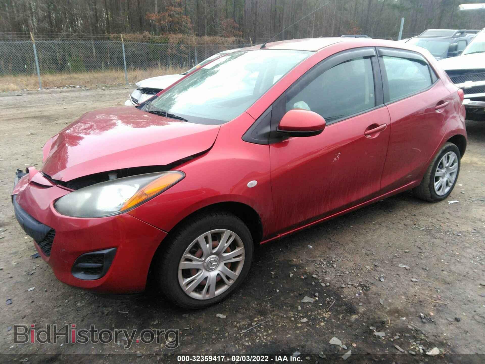 2014 MAZDA MAZDA2 - VIN: JM1DE1KY8E0188429 - Фото 2