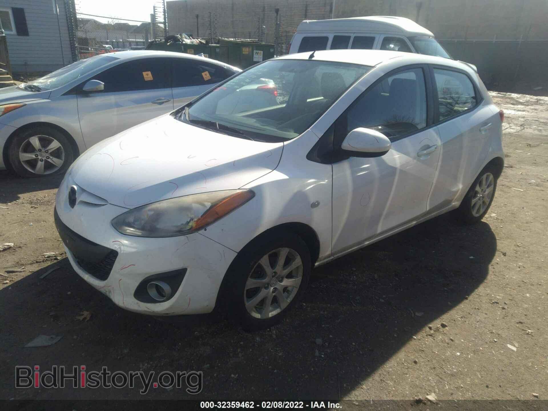 2012 MAZDA MAZDA2 - VIN: JM1DE1LY6C0142125 - Фото 2
