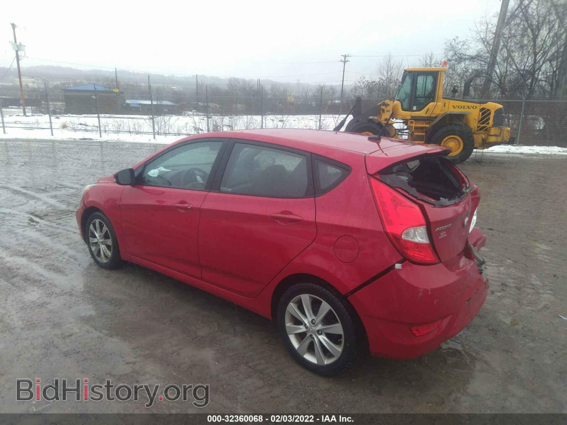 2013 HYUNDAI ACCENT - VIN: KMHCU5AE7DU061848 - Фото 3
