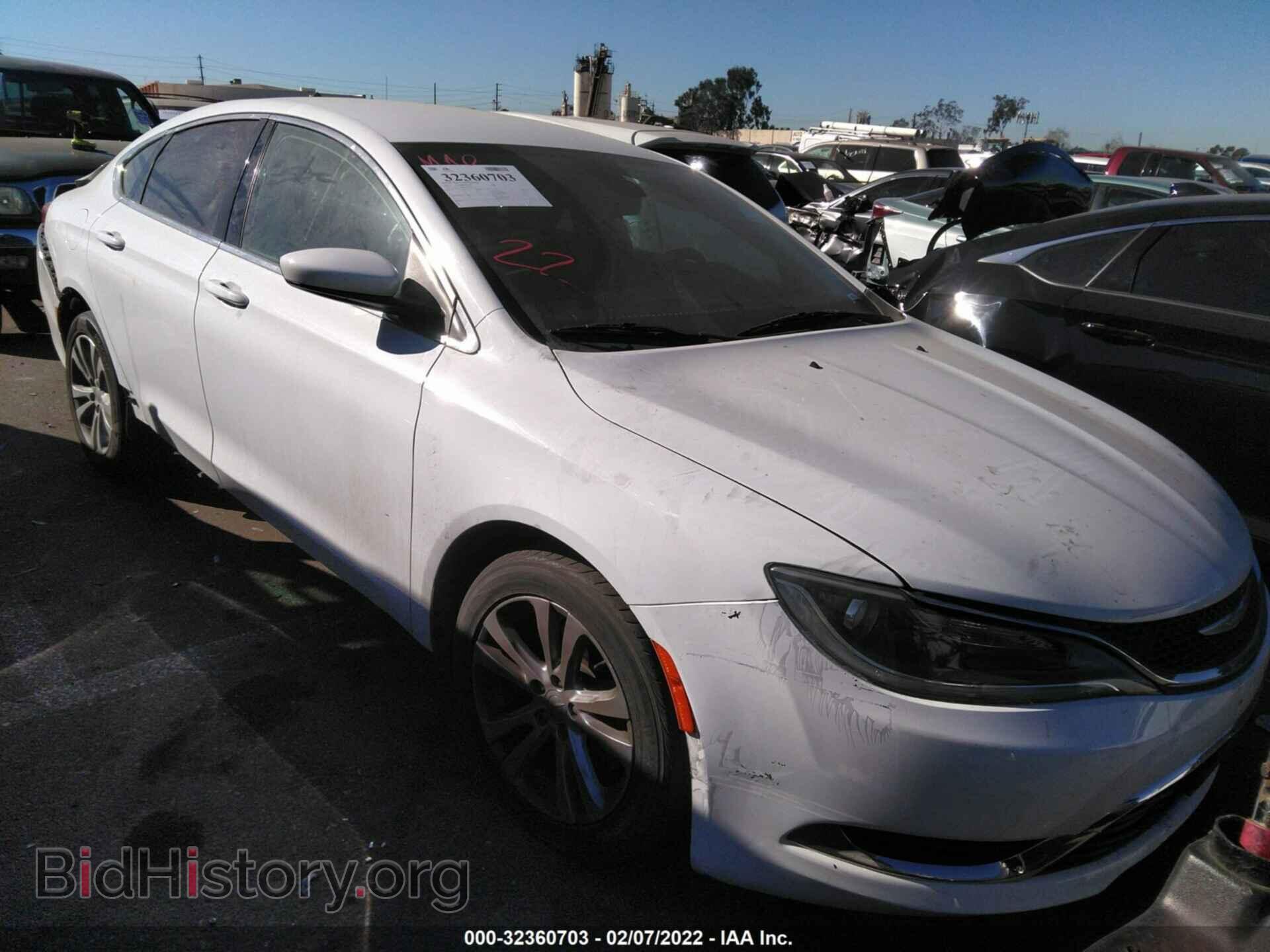 Фотография 1C3CCCAB8FN657246 - CHRYSLER 200 2015