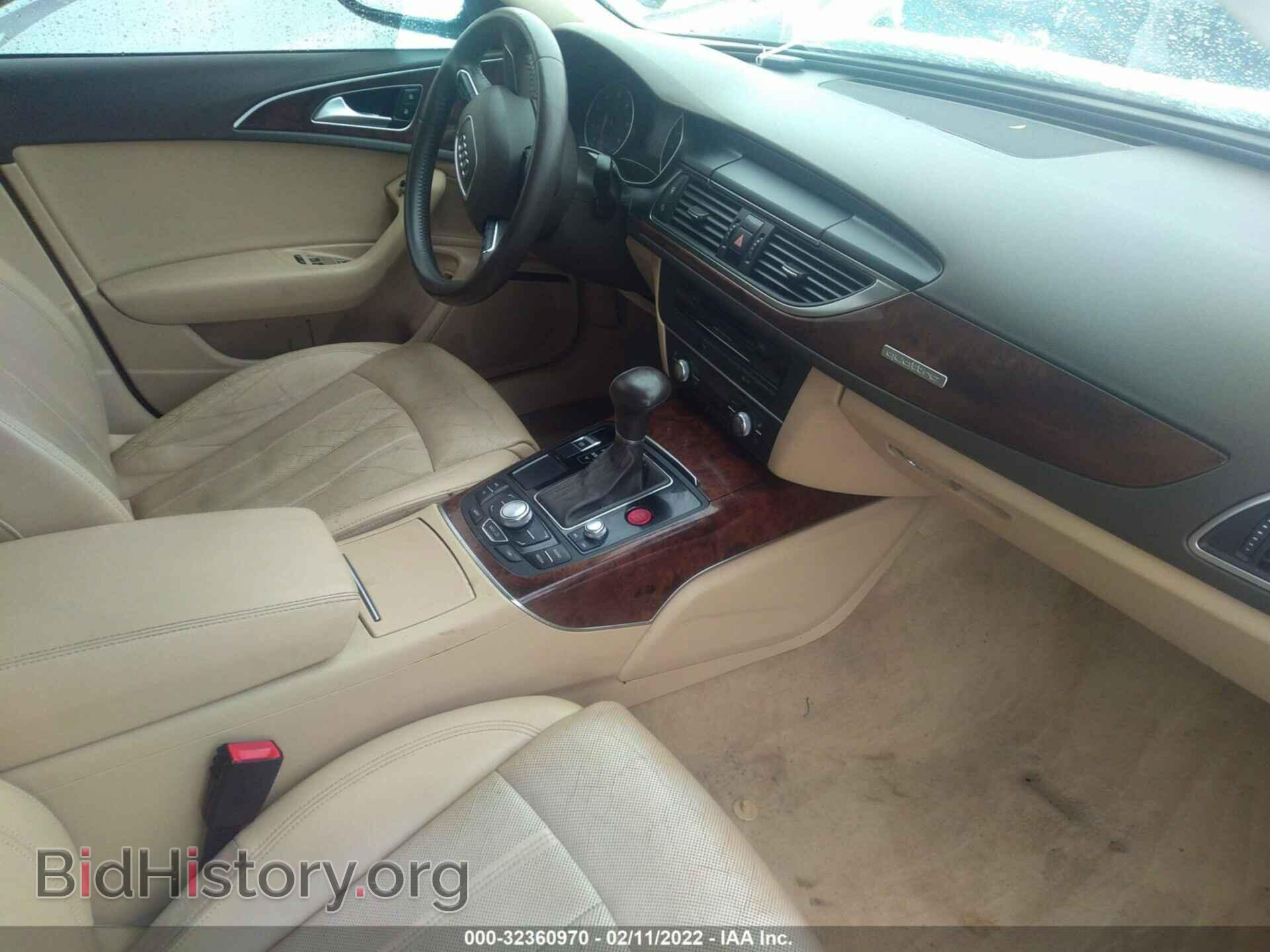 2012 AUDI A6 - VIN: WAUHGAFC8CN067486 - Фото 5