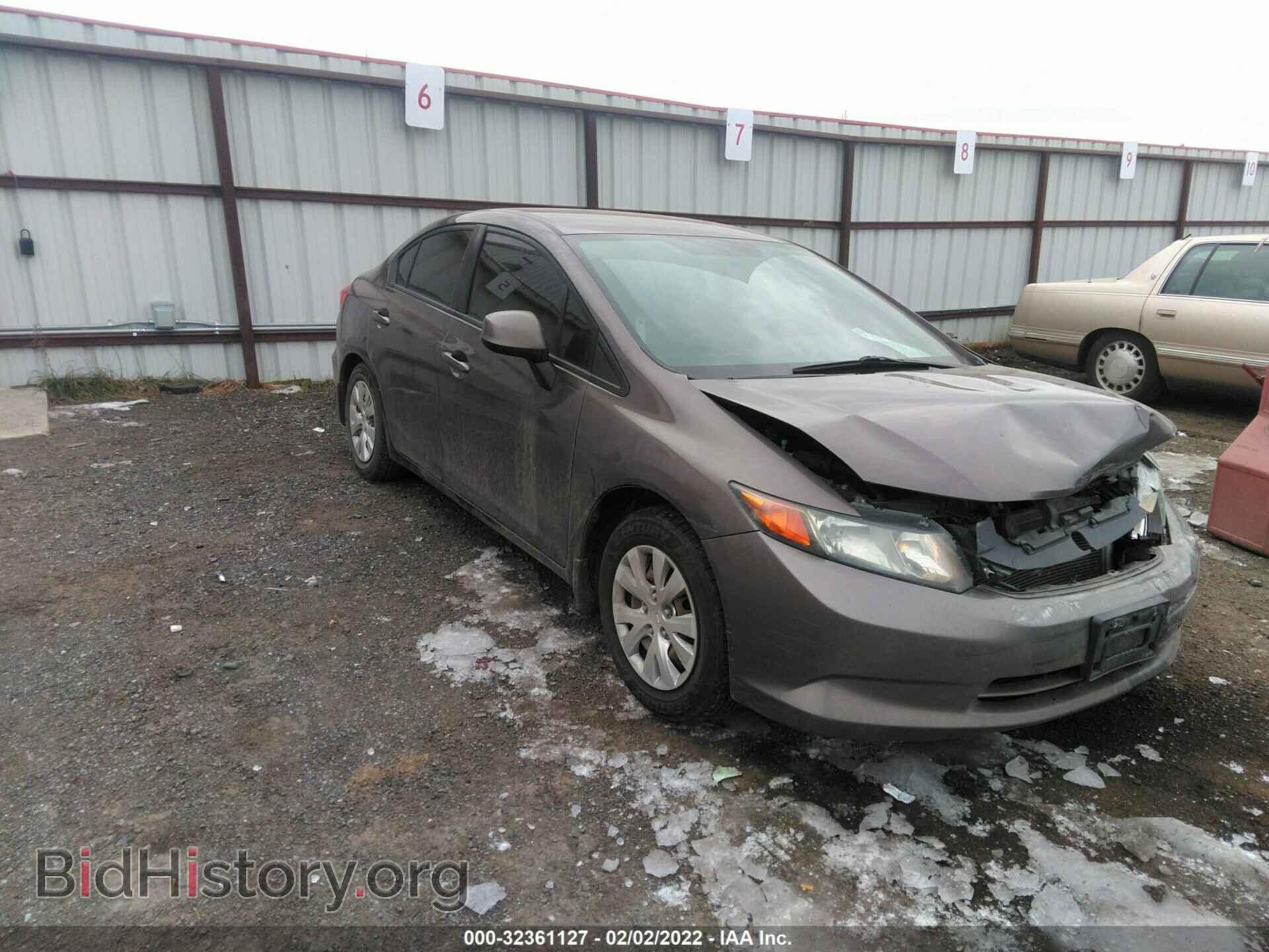Photo 2HGFB2F56CH548332 - HONDA CIVIC SDN 2012