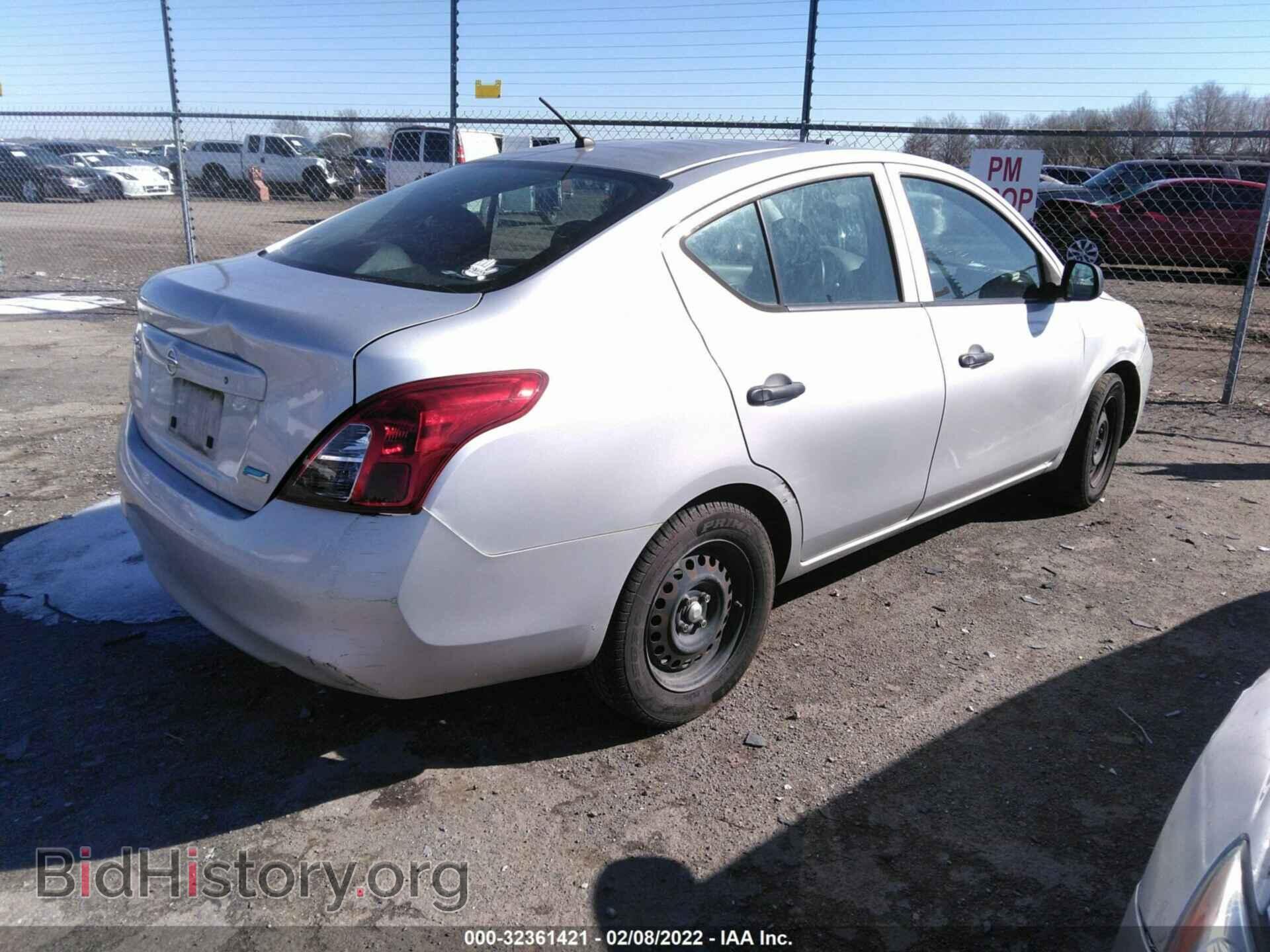 2012 NISSAN VERSA - VIN: 3N1CN7AP6CL891327 - Фото 4