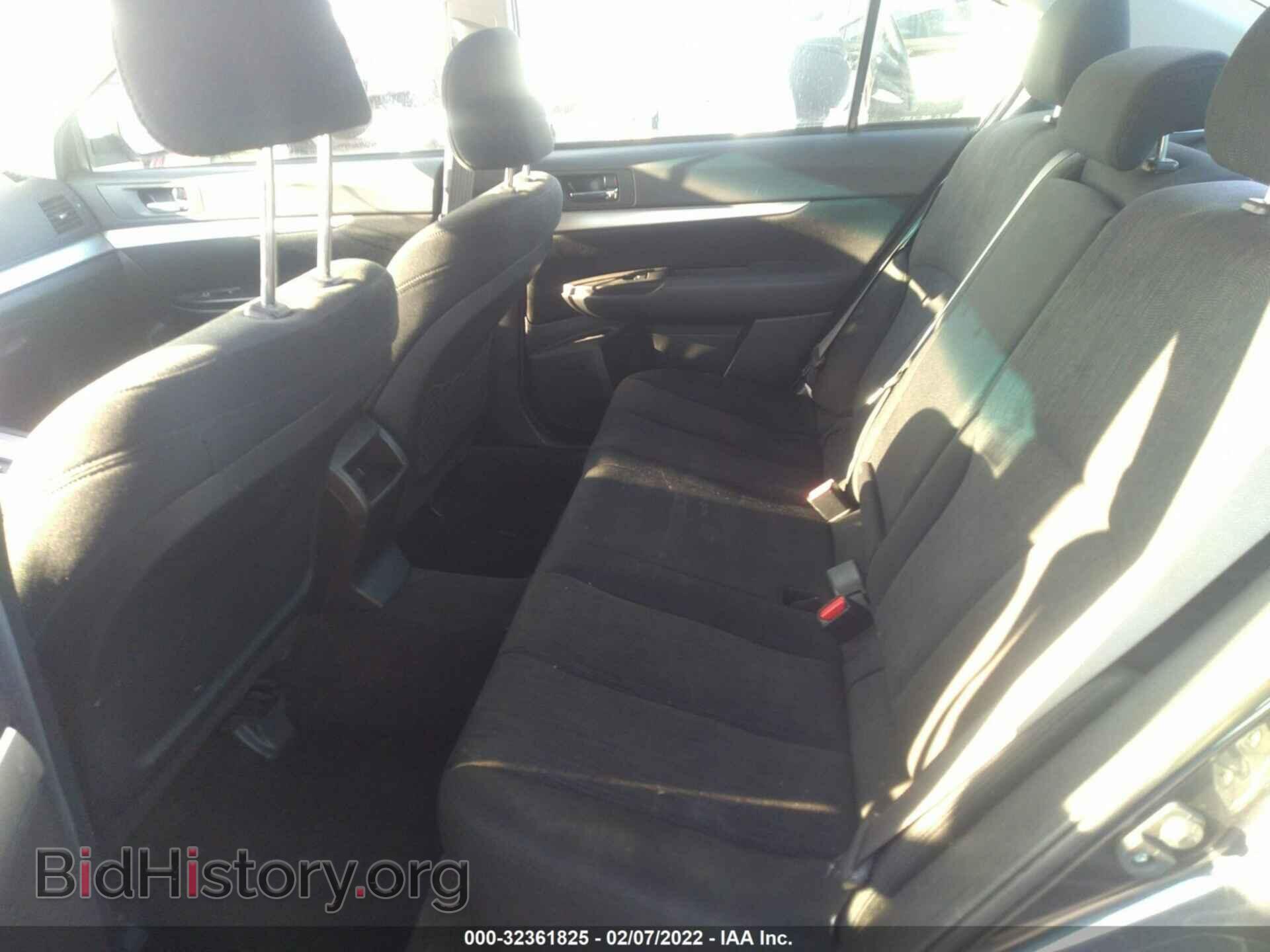 2013 SUBARU LEGACY - VIN: 4S3BMBB60D3017752 - Фото 8