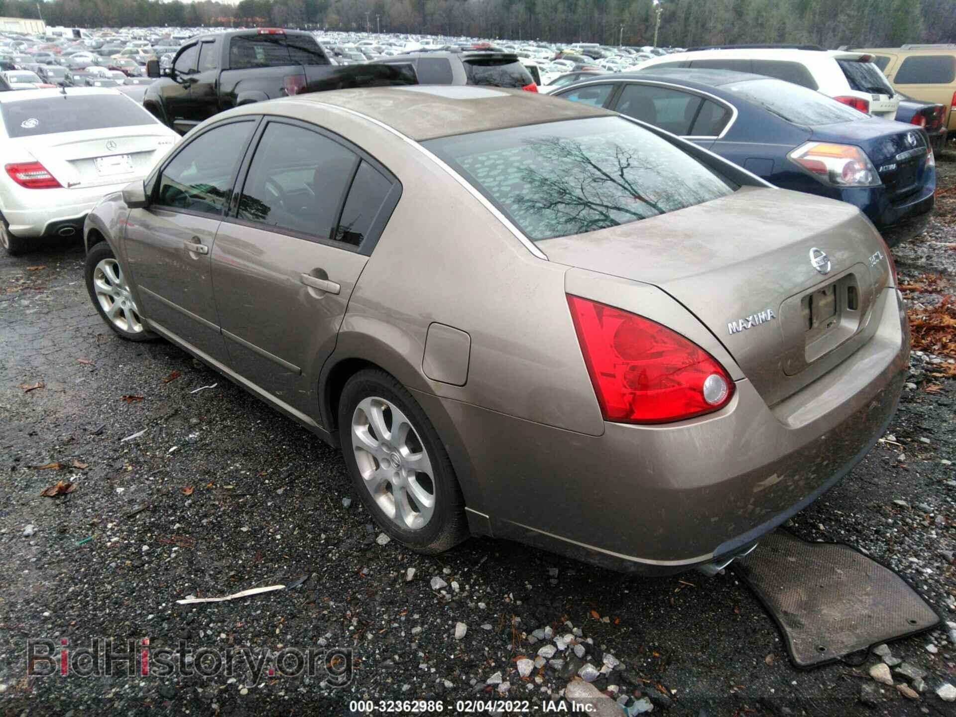 2007 NISSAN MAXIMA - VIN: 1N4BA41E07C801582 - Фото 3