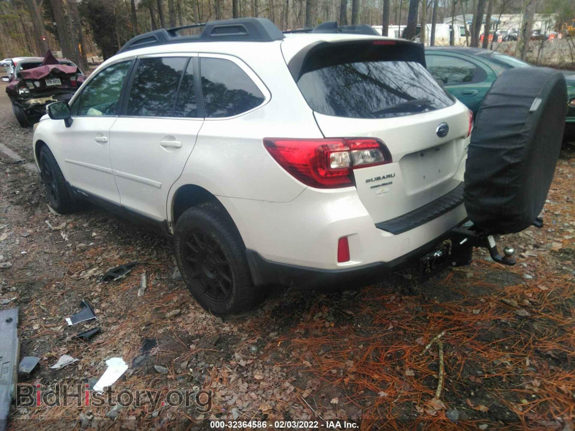 2016 SUBARU OUTBACK - VIN: 4S4BSENC1G3316689 - Фото 3