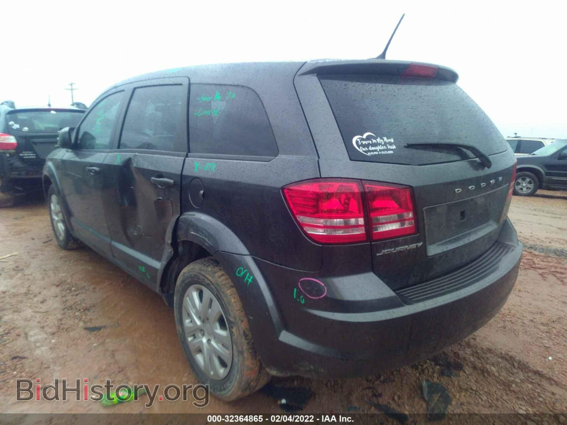 2014 DODGE JOURNEY - VIN: 3C4PDCAB9ET311182 - Фото 3