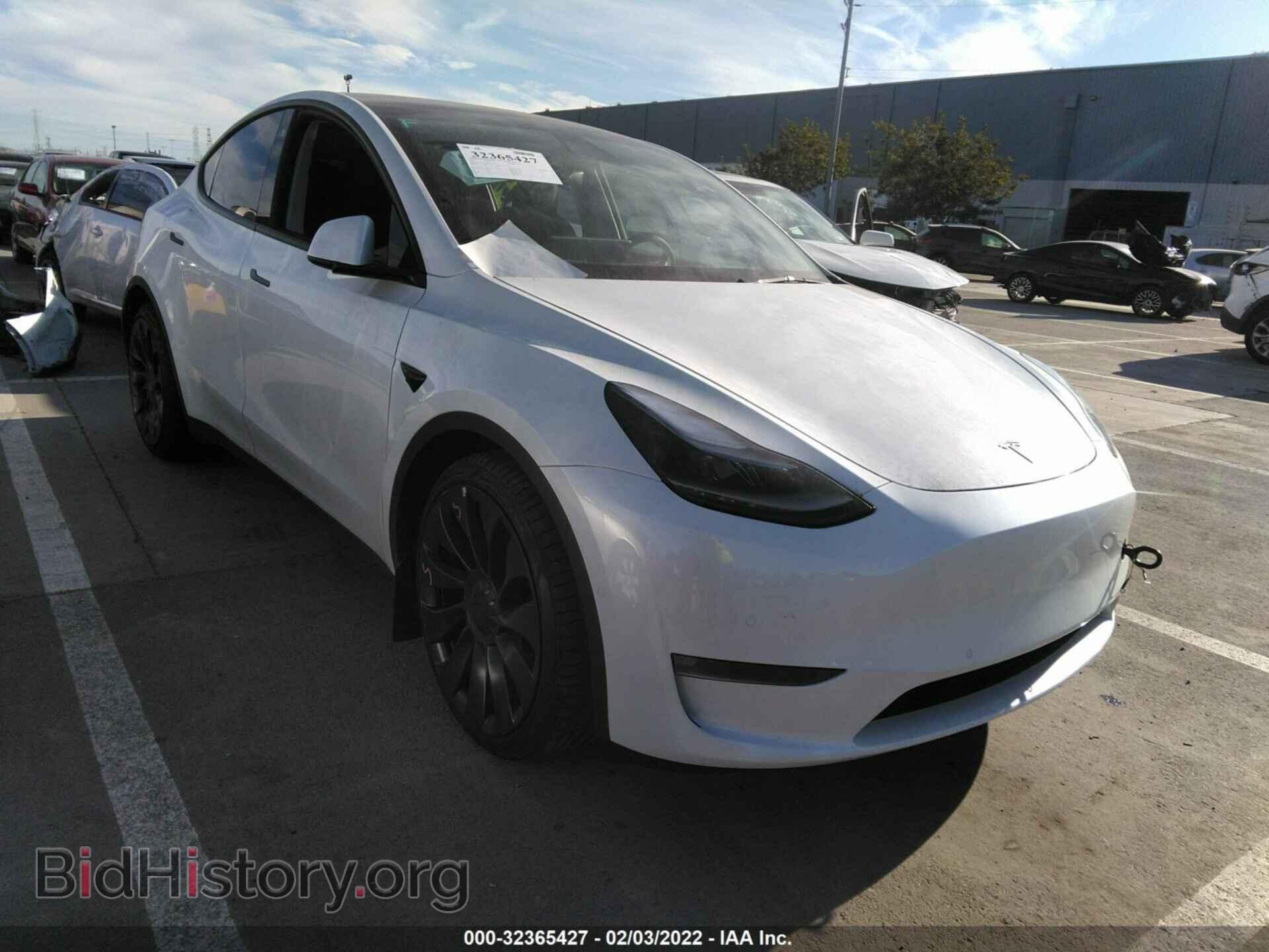 Photo 5YJYGDEF3MF271337 - TESLA MODEL Y 2021