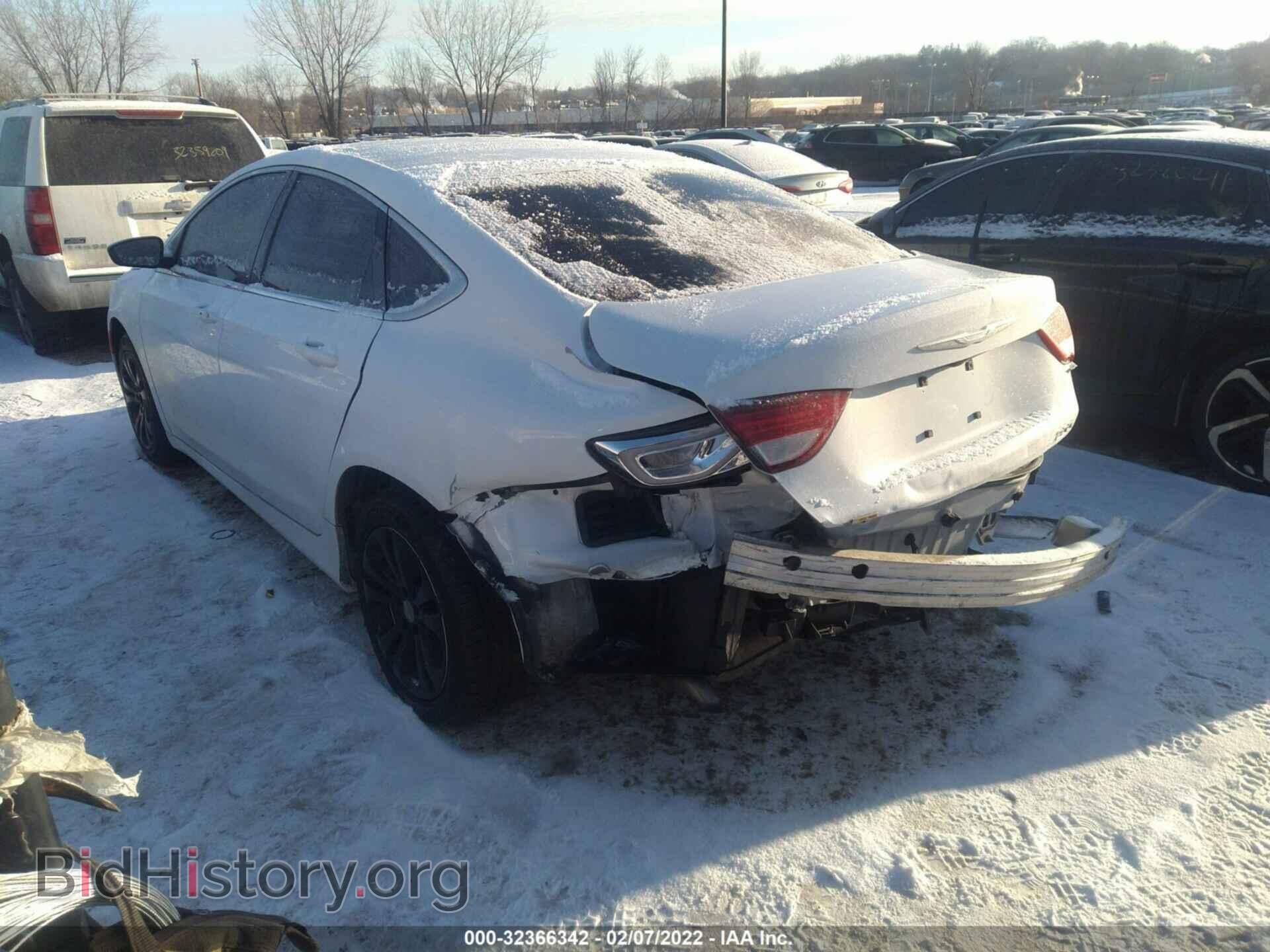 2016 CHRYSLER 200 - VIN: 1C3CCCAB8GN148713 - Фото 3