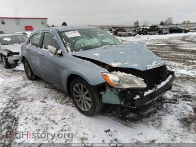 2013 Chrysler 200 Limited, синий — VIN 1C3CCBCGXDN559285, IAAI