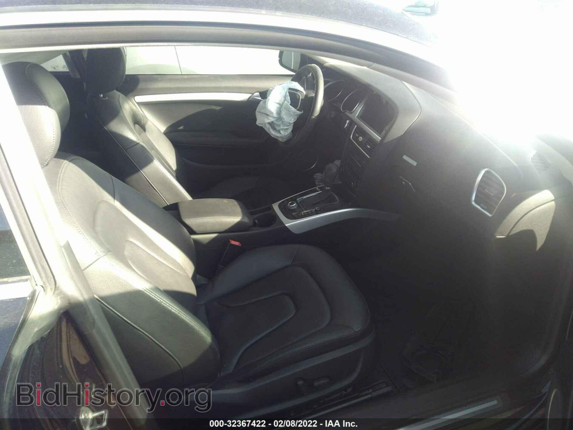 2012 AUDI A5 - VIN: WAULFAFR0CA038010 - Фото 5