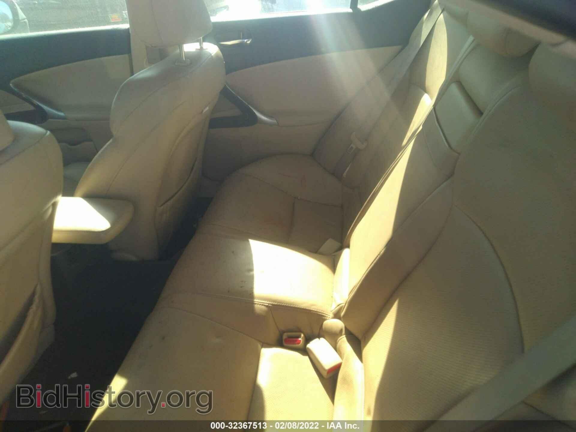 2008 LEXUS IS 350 - VIN: JTHBE262985018282 - Фото 8