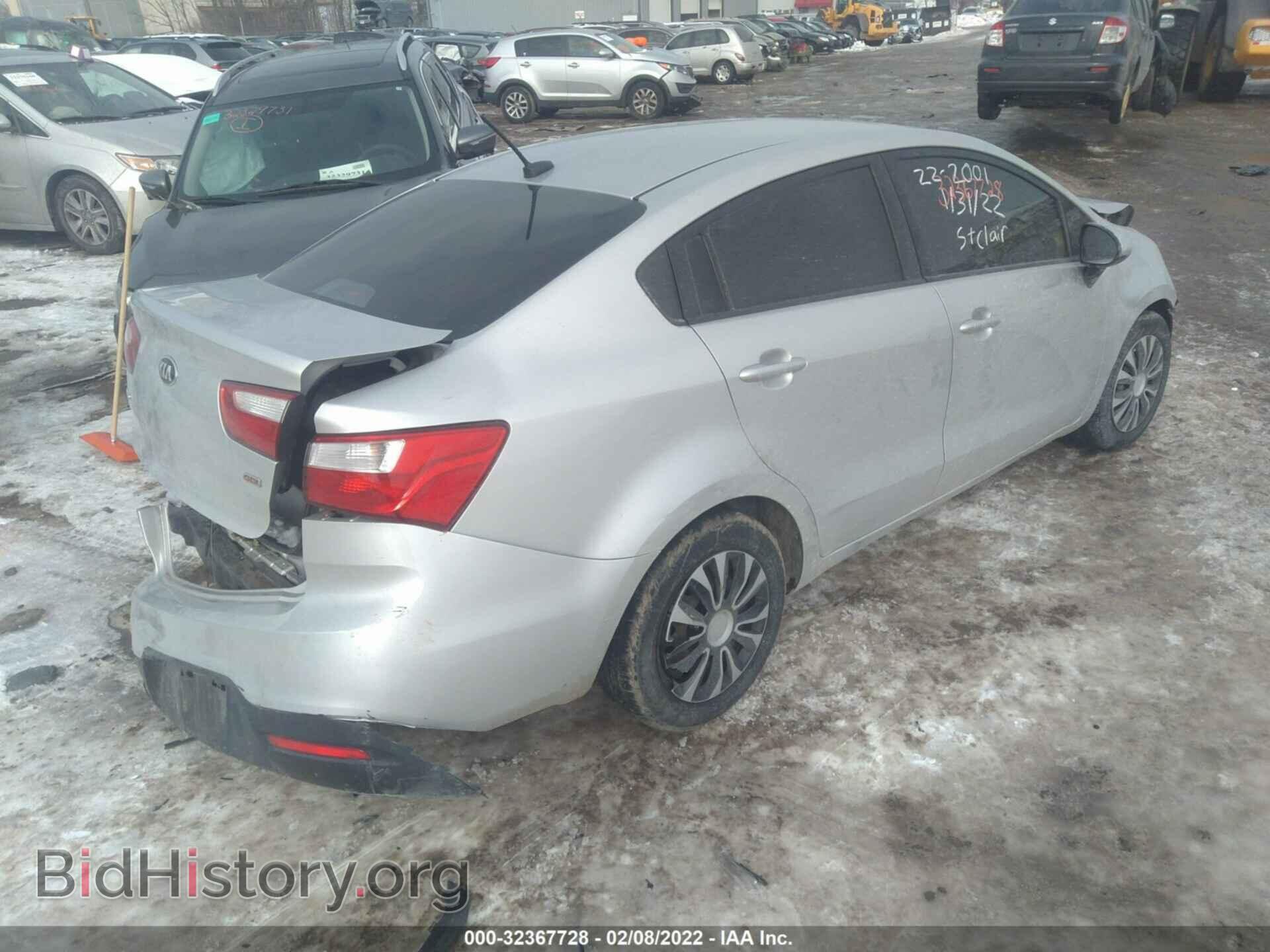 2014 KIA RIO - VIN: KNADM4A39E6337290 - Фото 4