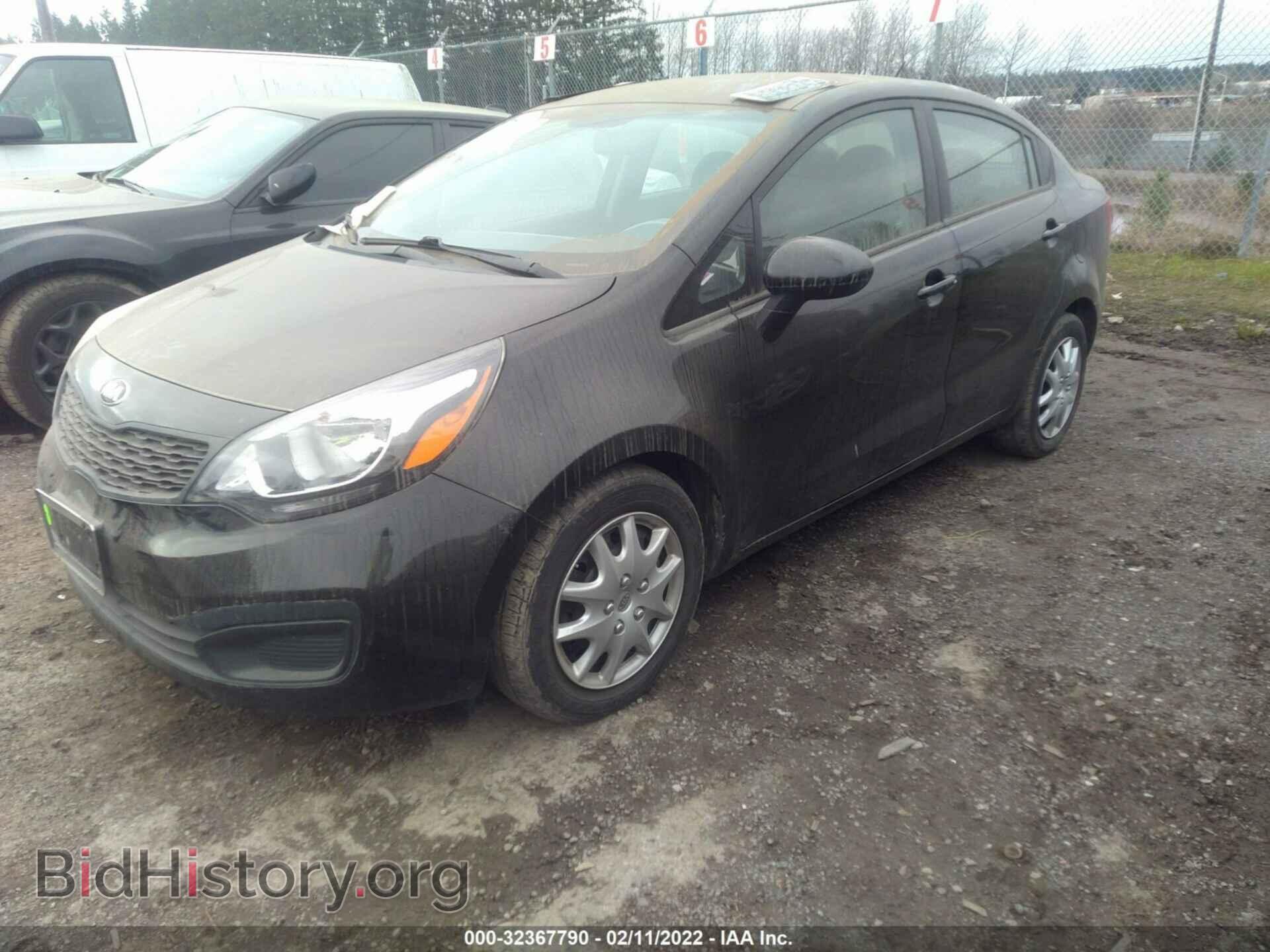 2014 KIA RIO - VIN: KNADM4A3XE6332230 - Фото 2