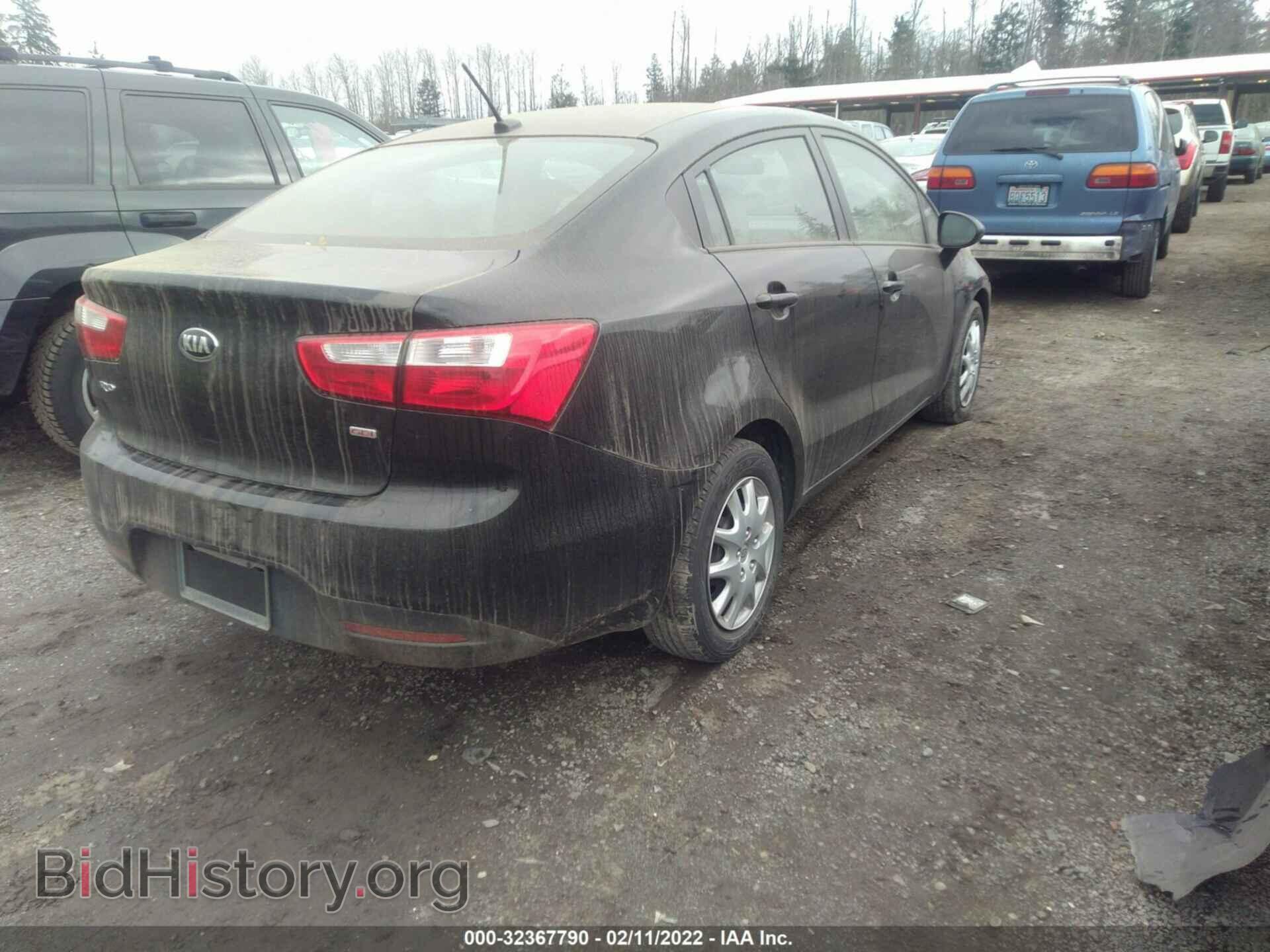 2014 KIA RIO - VIN: KNADM4A3XE6332230 - Фото 4