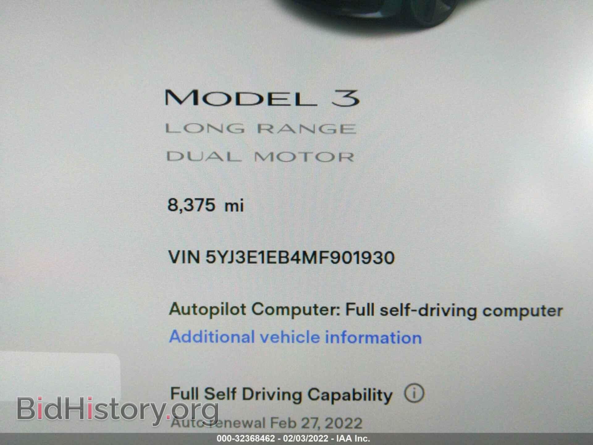 2021 TESLA MODEL 3 - VIN: 5YJ3E1EB4MF901930 - Photo 7