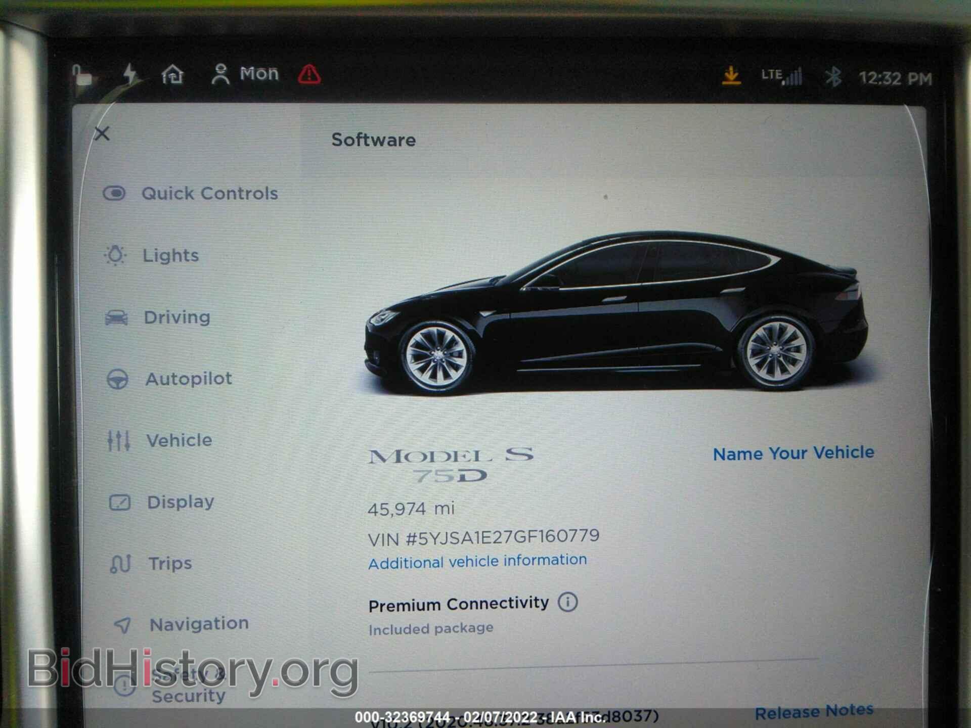 2016 TESLA MODEL S - VIN: 5YJSA1E27GF160779 - Photo 7