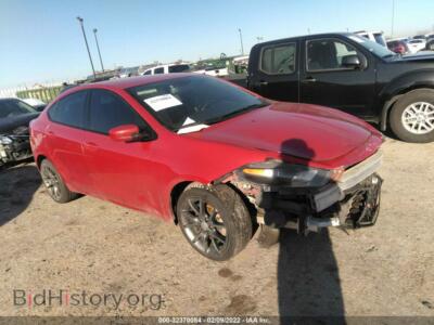2013 Dodge DART Rallye, красный — VIN 1C3CDFBA9DD106766, IAAI
