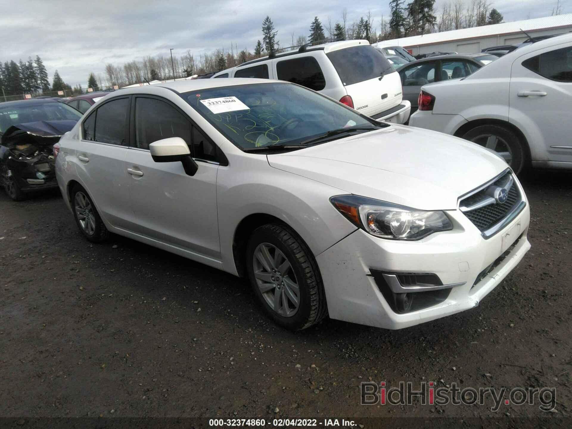 Photo JF1GJAB68GH014751 - SUBARU IMPREZA SEDAN 2016