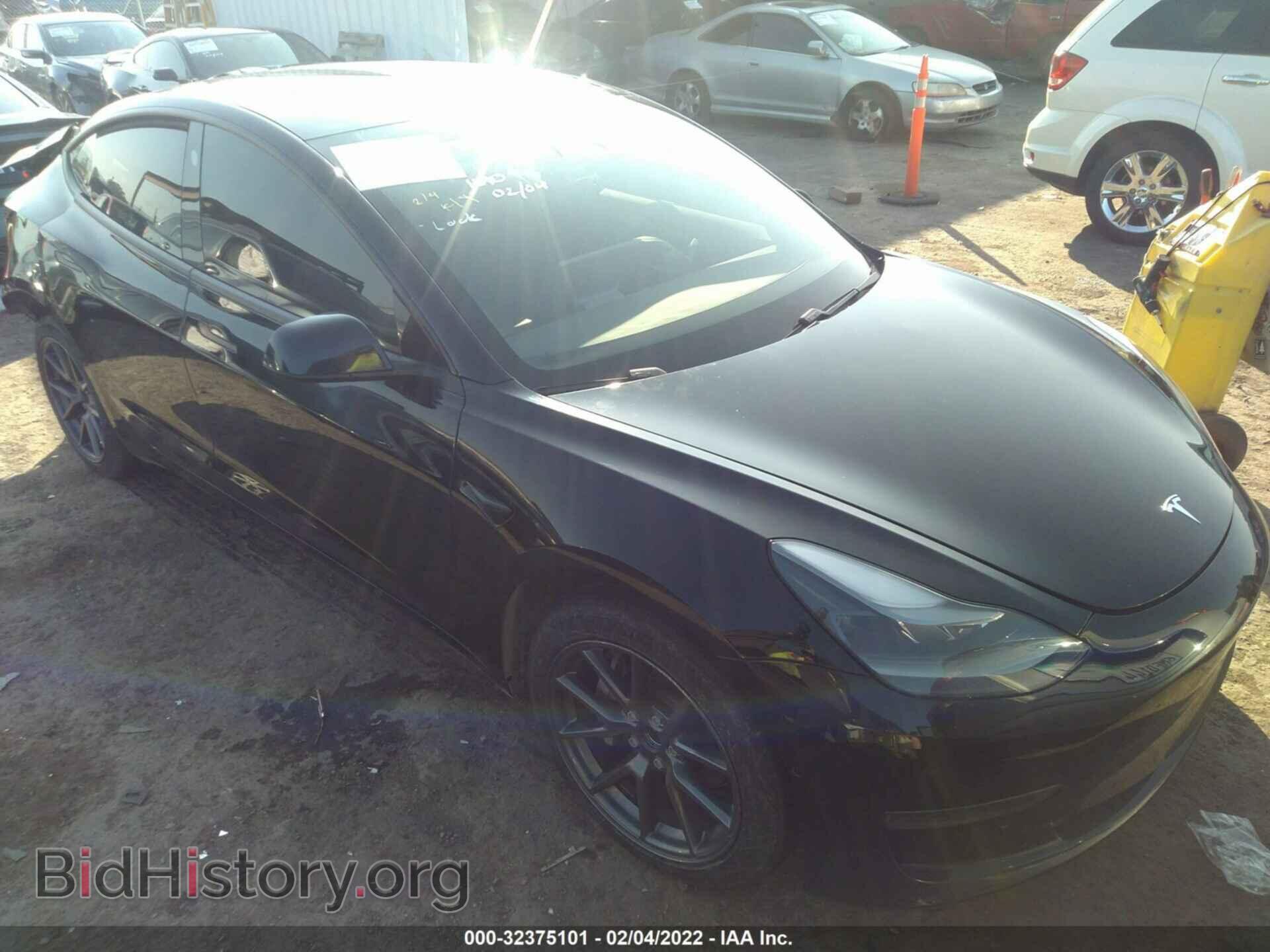 Photo 5YJ3E1EA5MF922289 - TESLA MODEL 3 2021