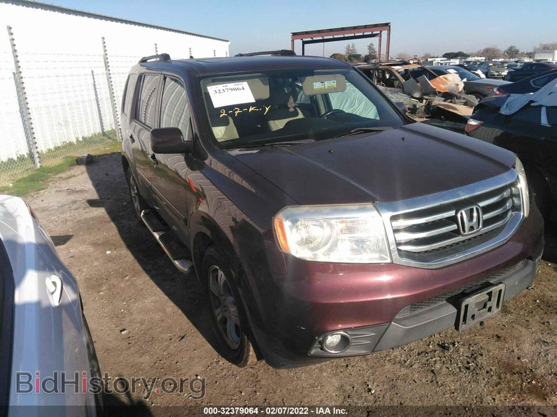 Photo 5FNYF3H51DB005413 - HONDA PILOT 2013