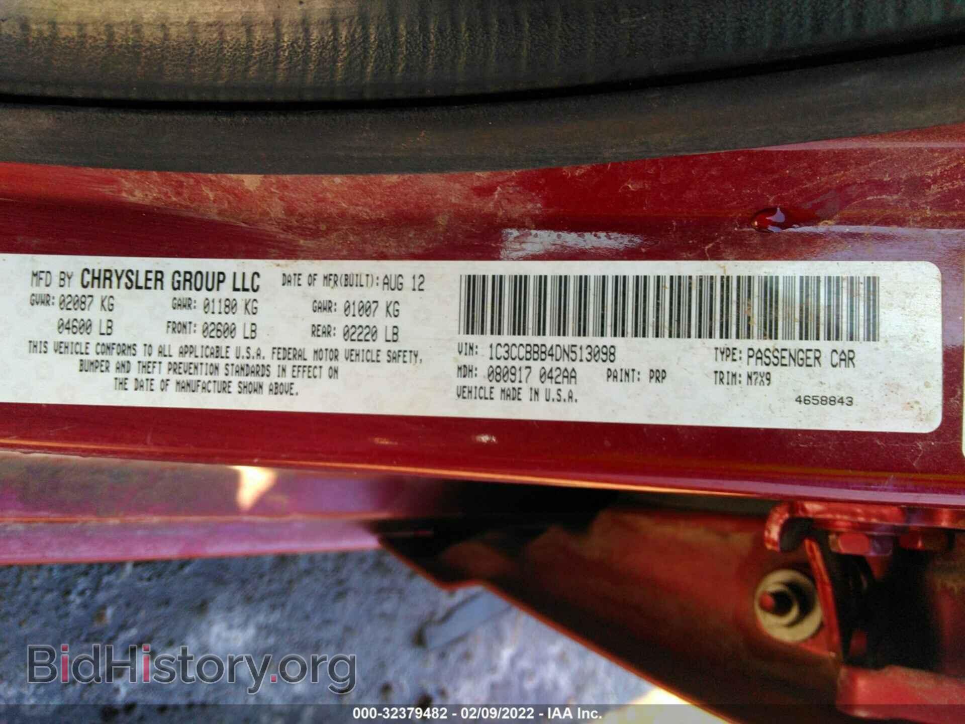 2013 CHRYSLER 200 - VIN: 1C3CCBBB4DN513098 - Photo 9