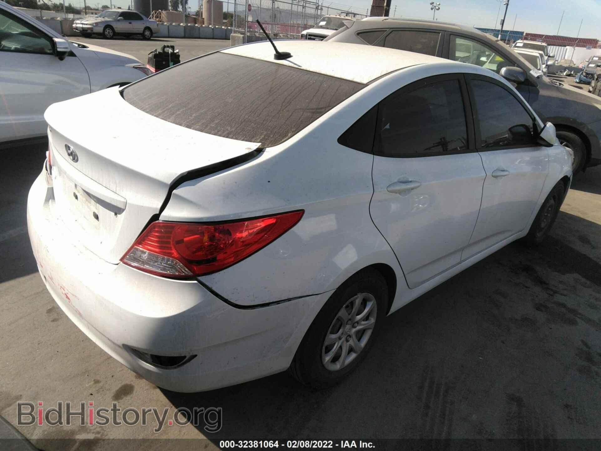 2013 HYUNDAI ACCENT - VIN: KMHCT4AE7DU537707 - Фото 4