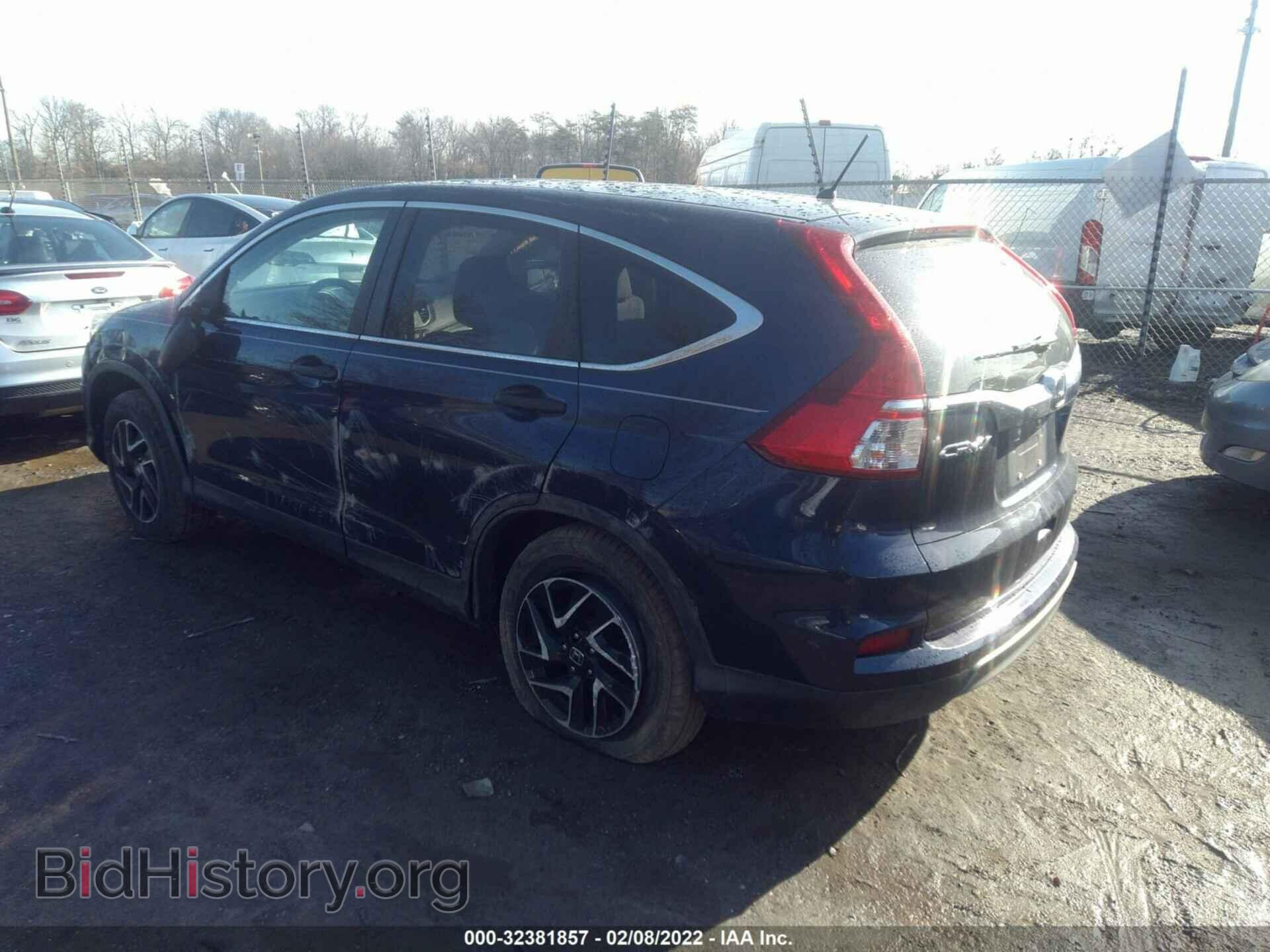 2016 HONDA CR-V - VIN: 5J6RM4H49GL085546 - Фото 3