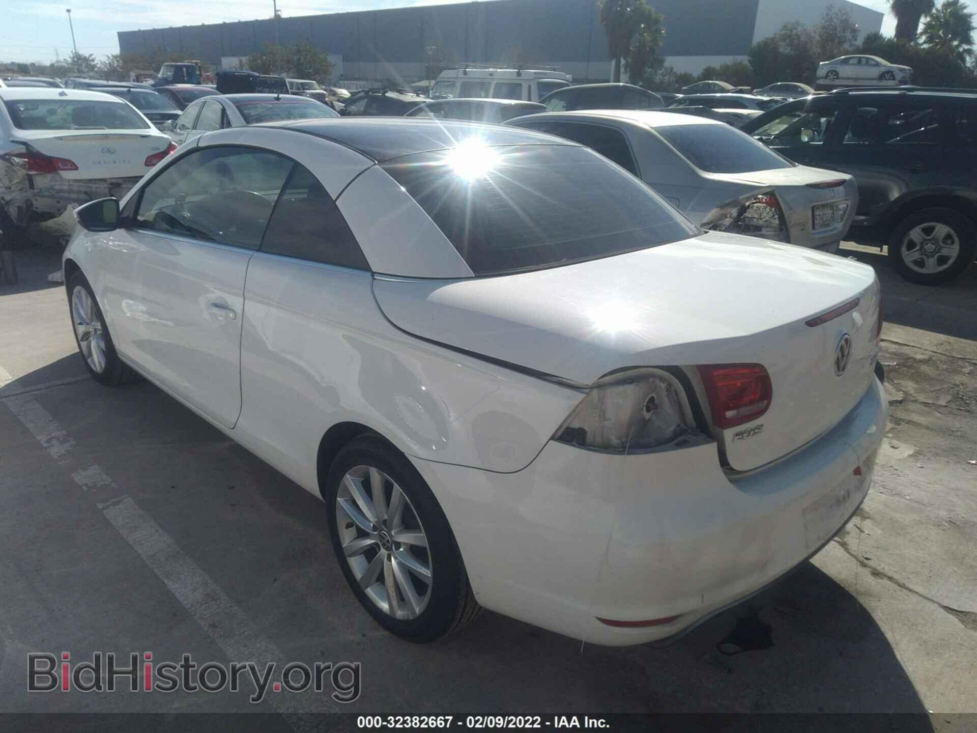 2013 VOLKSWAGEN EOS - VIN: WVWBW8AH0DV000664 - Фото 3
