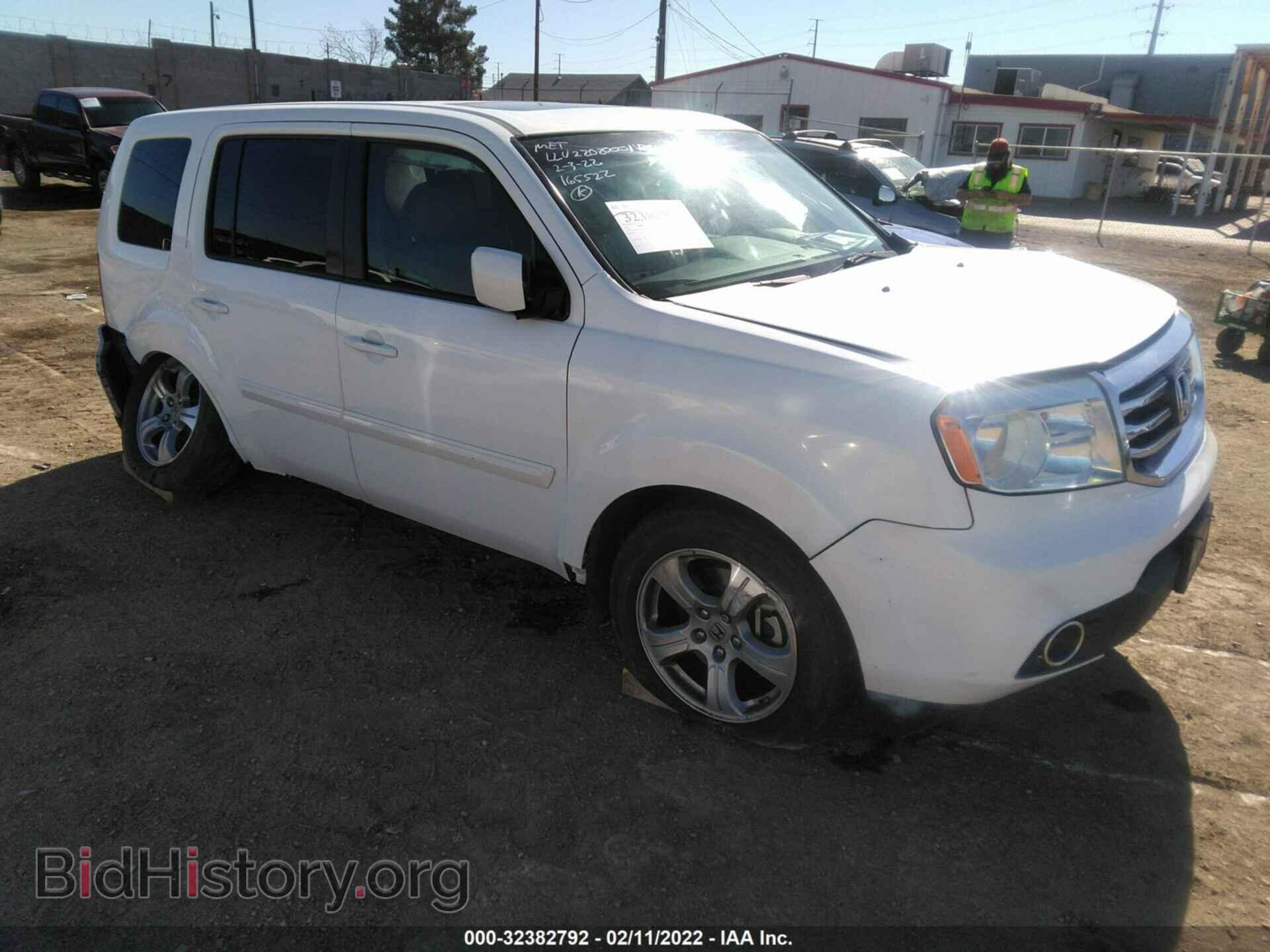 Photo 5FNYF3H70CB009355 - HONDA PILOT 2012