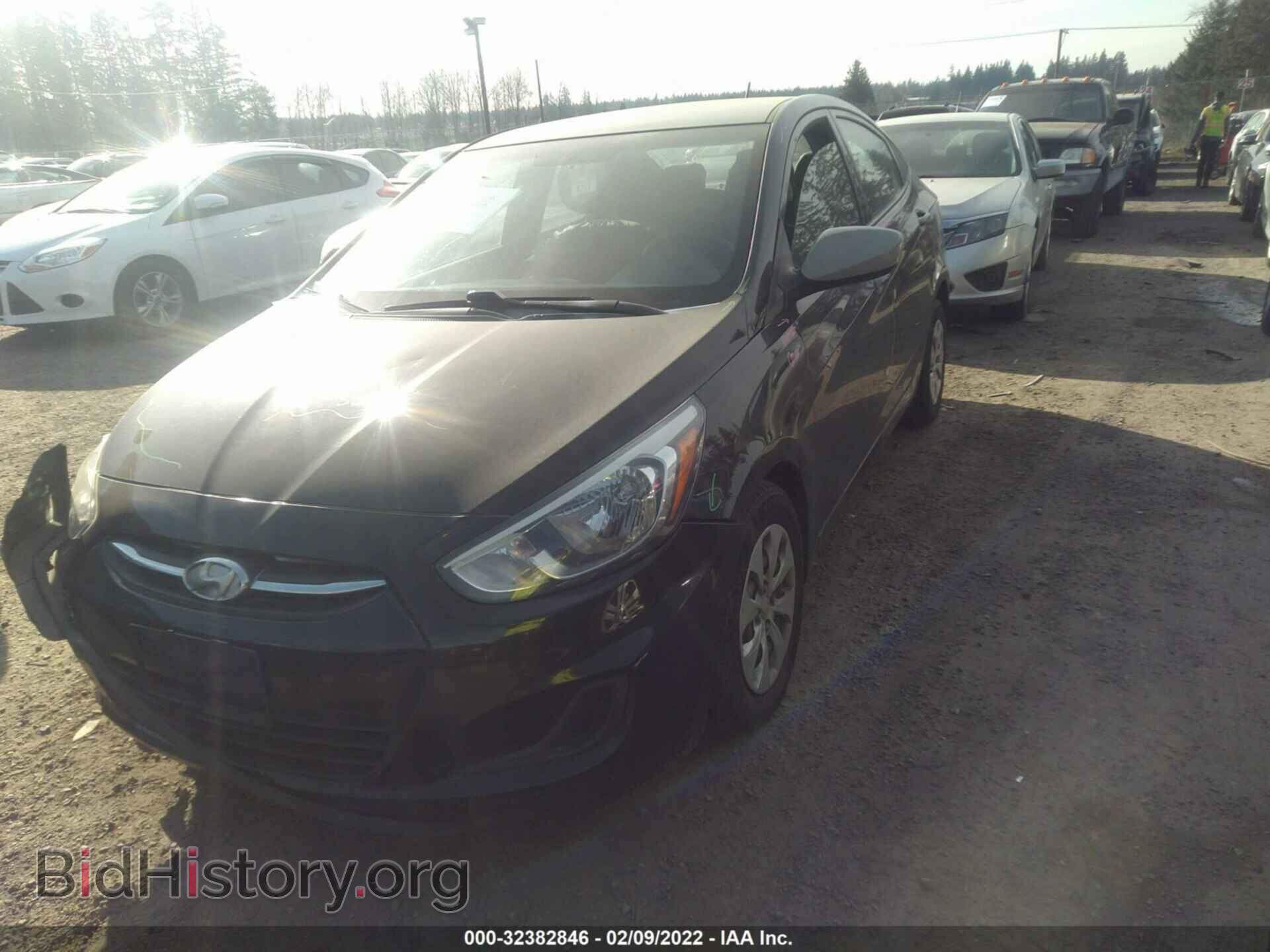 2016 HYUNDAI ACCENT - VIN: KMHCT4AE4GU151055 - Фото 2