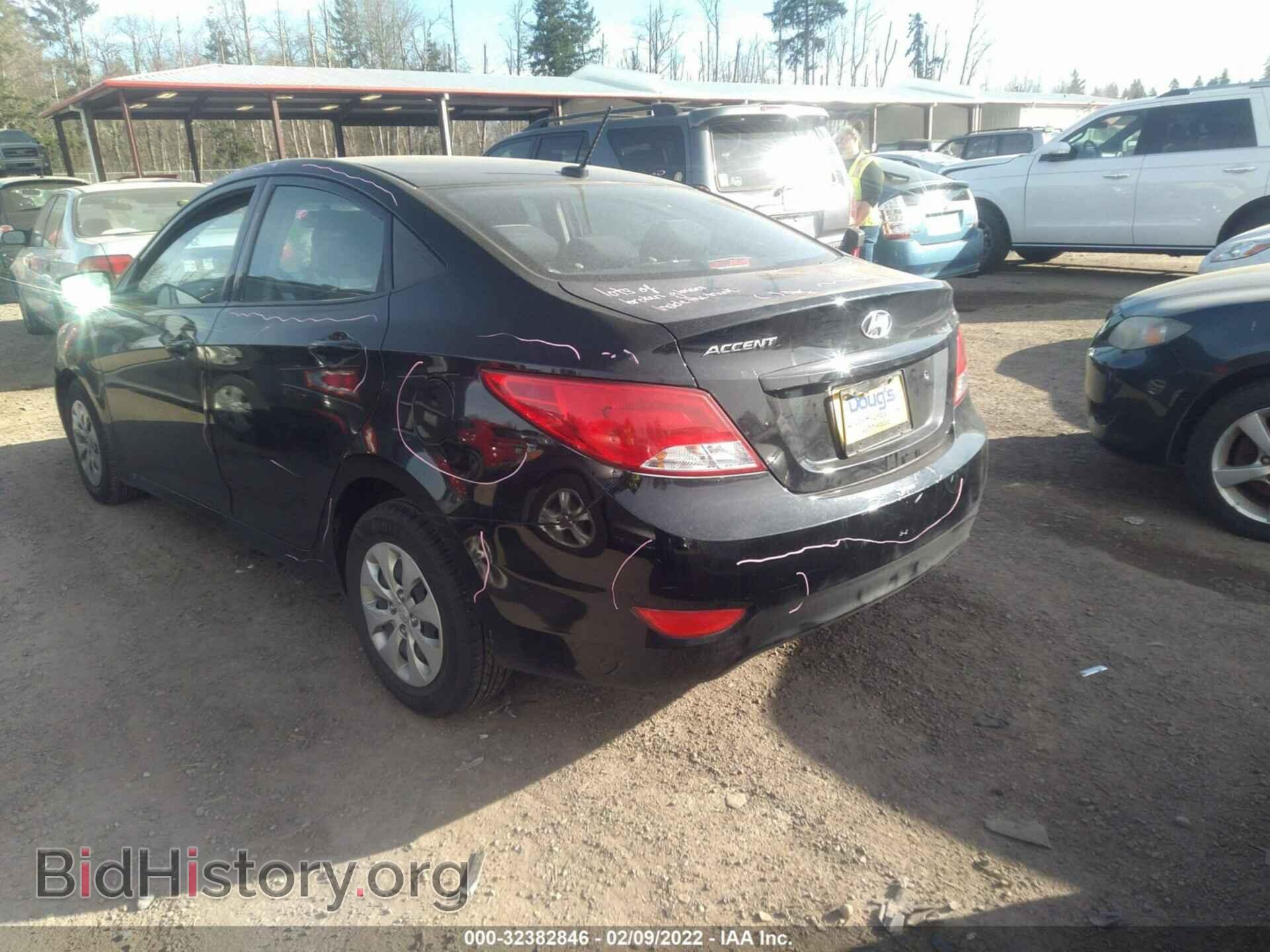 2016 HYUNDAI ACCENT - VIN: KMHCT4AE4GU151055 - Фото 3