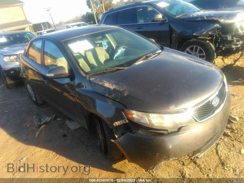 2010 Kia FORTE EX (VIN KNAFU4A21A5220089) — фото 1 из 10, IAAI, повреждение: правая передняя часть