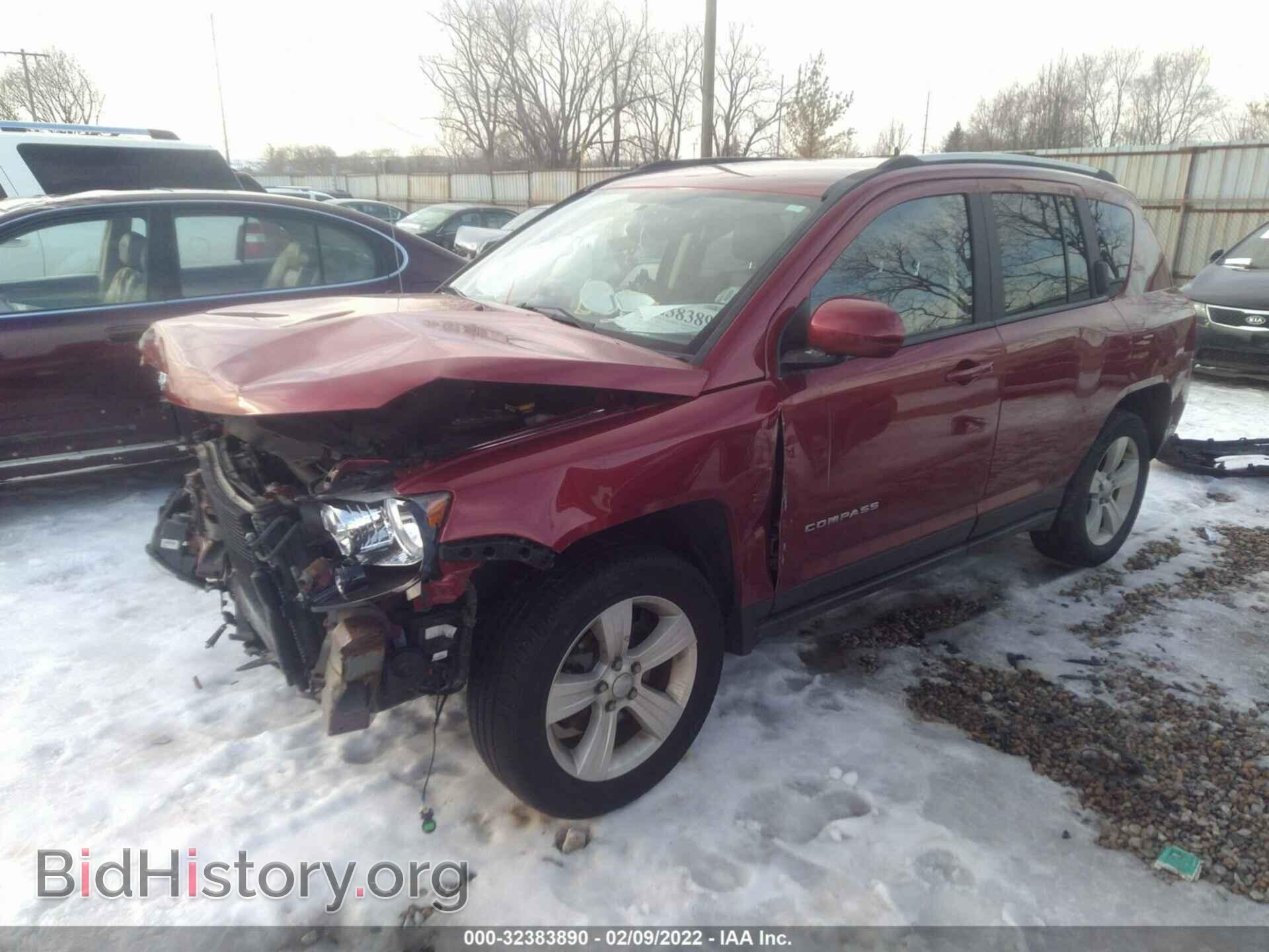2017 JEEP COMPASS - VIN: 1C4NJDEB1HD167511 - Фото 2