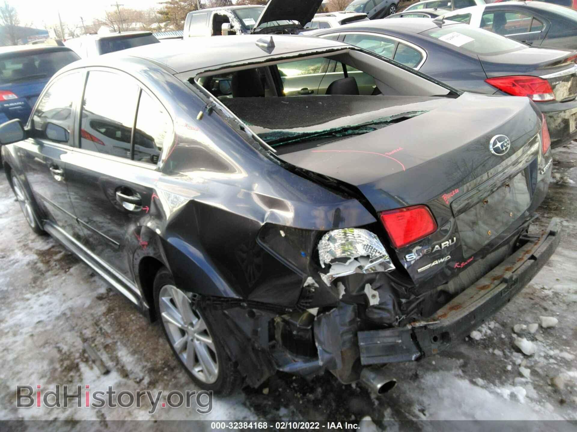 2013 SUBARU LEGACY - VIN: 4S3BMCP67D3023367 - Фото 3