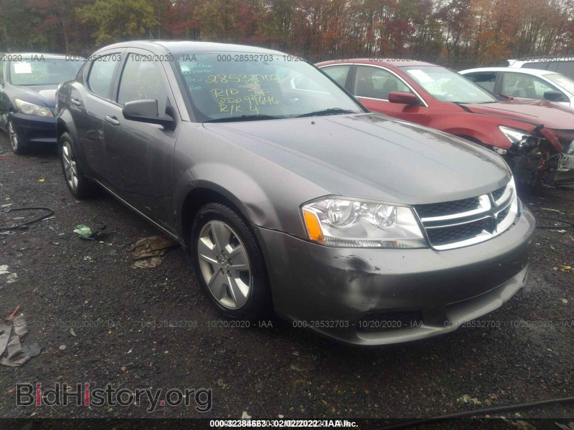 Photo 1C3CDZAB0CN265406 - DODGE AVENGER 2012
