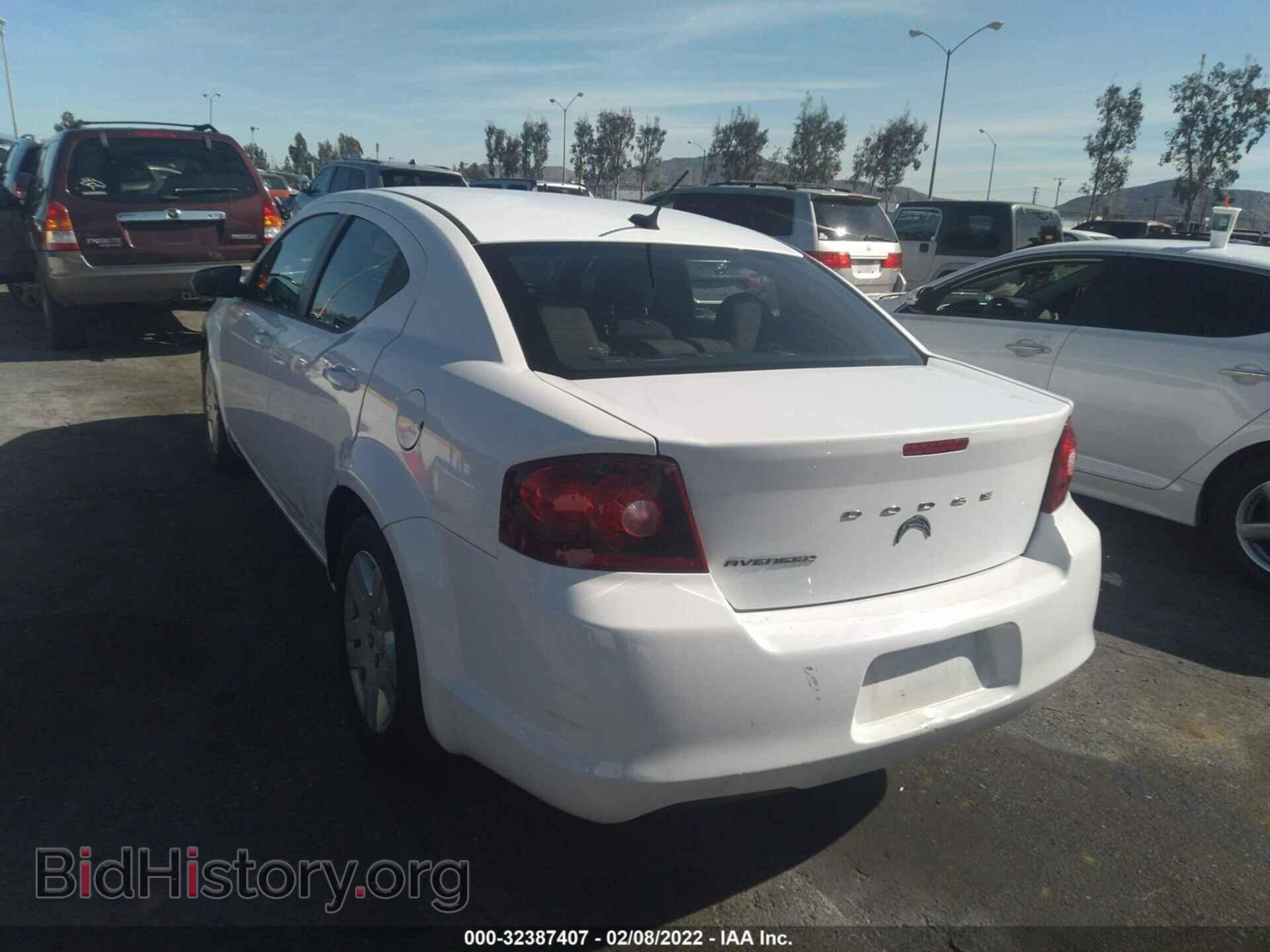 2014 DODGE AVENGER - VIN: 1C3CDZAB9EN214991 - Фото 3