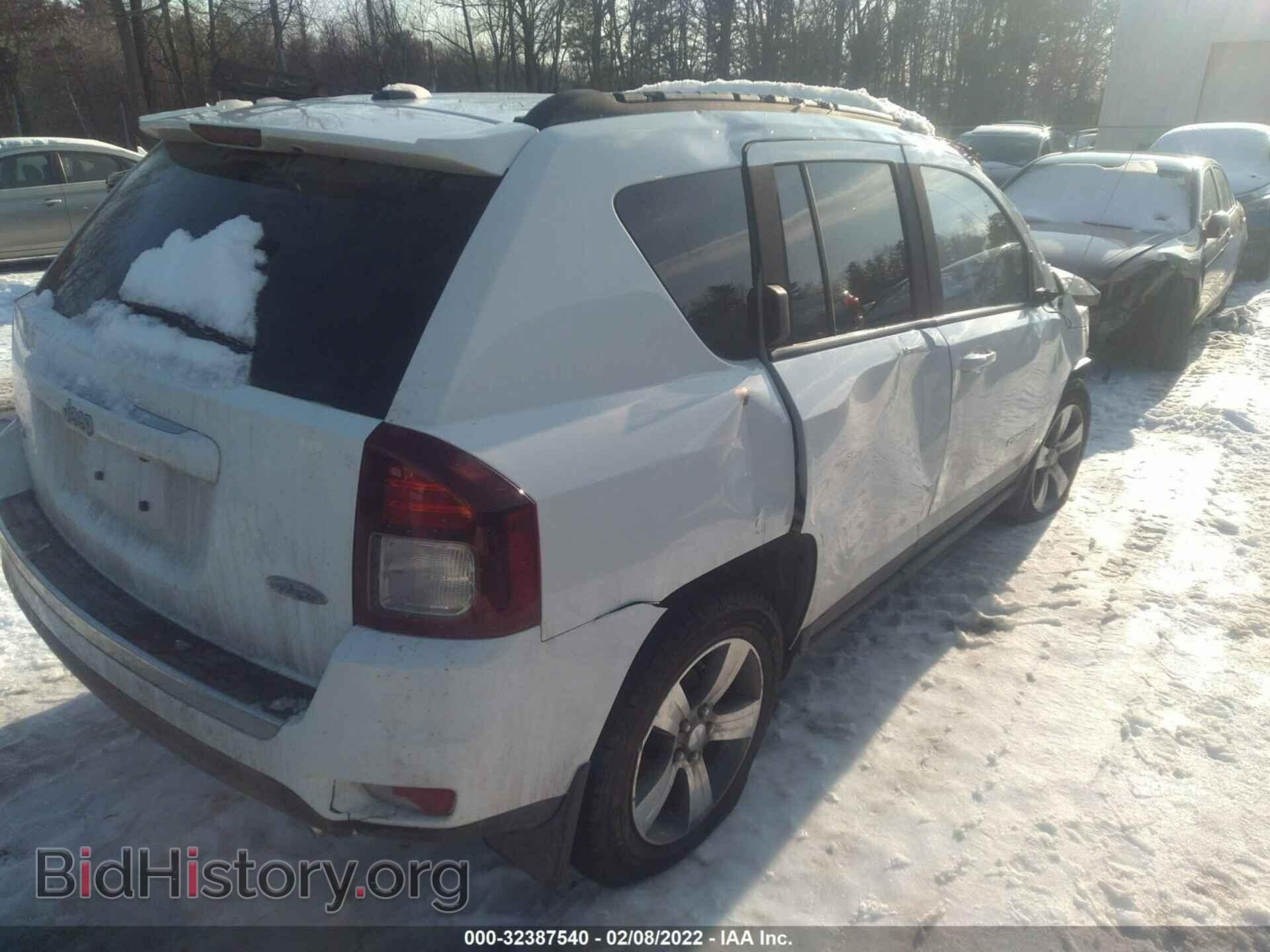 2016 JEEP COMPASS - VIN: 1C4NJDEB0GD746603 - Фото 4