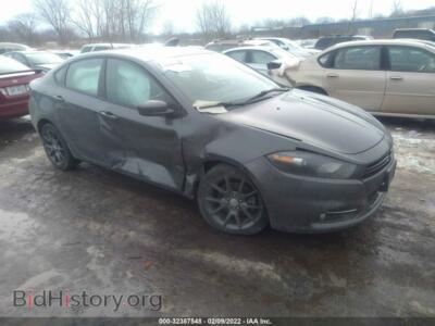 2015 Dodge DART SXT, gray — VIN 1C3CDFBB6FD299146, IAAI