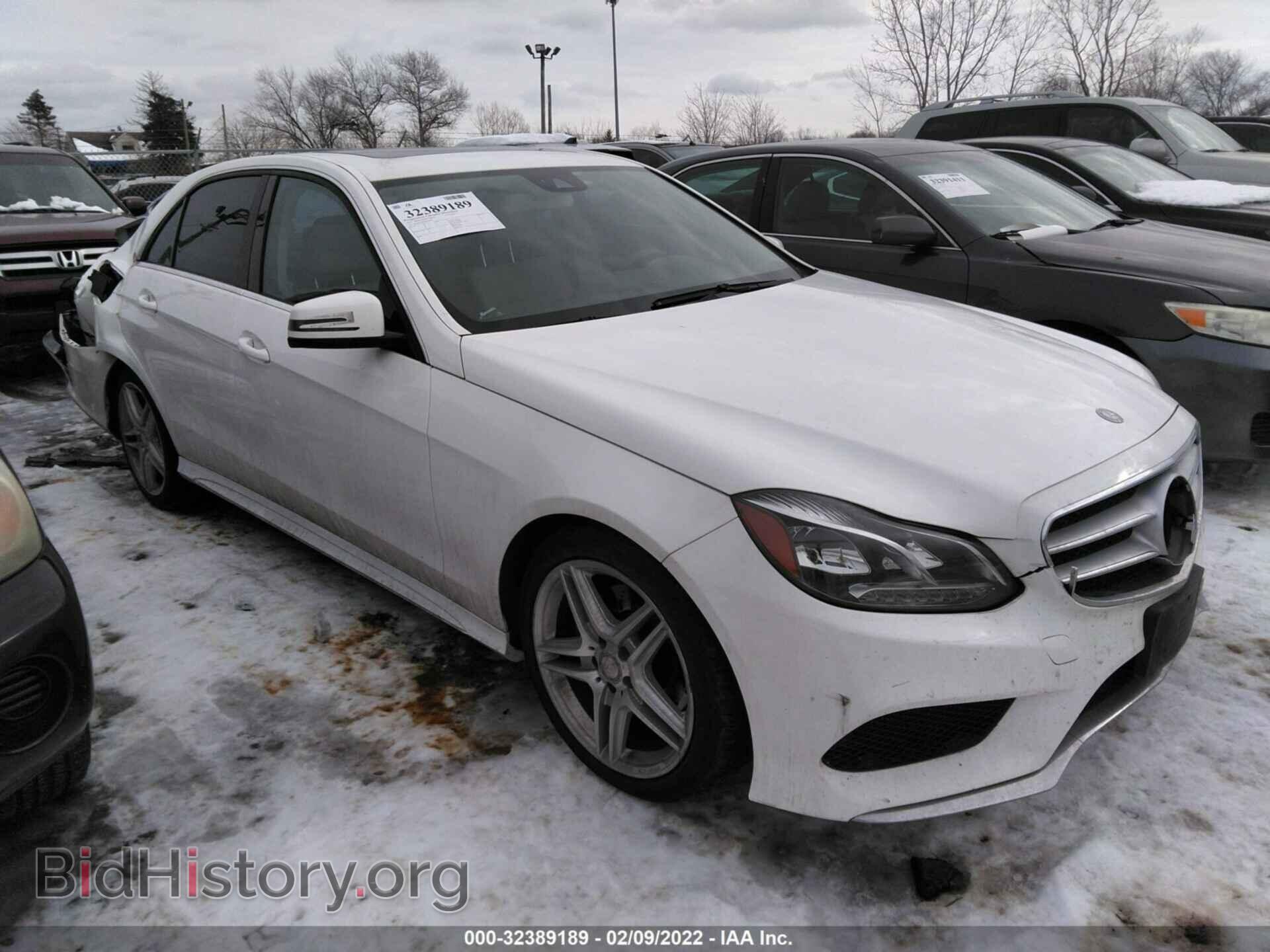 Photo WDDHF8JB6EA856006 - MERCEDES-BENZ E-CLASS 2014