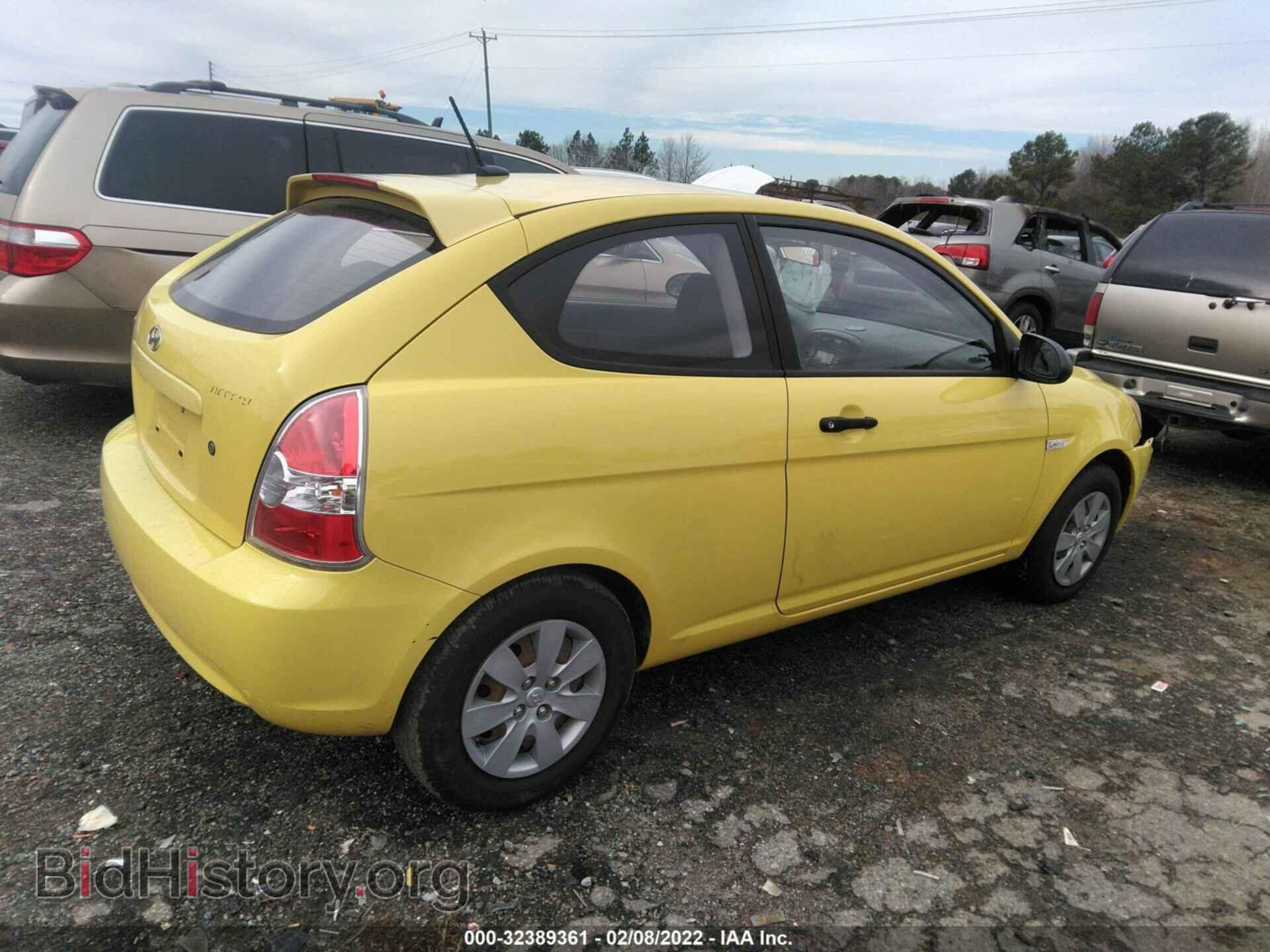 2008 HYUNDAI ACCENT - VIN: KMHCM36C68U078447 - Фото 4
