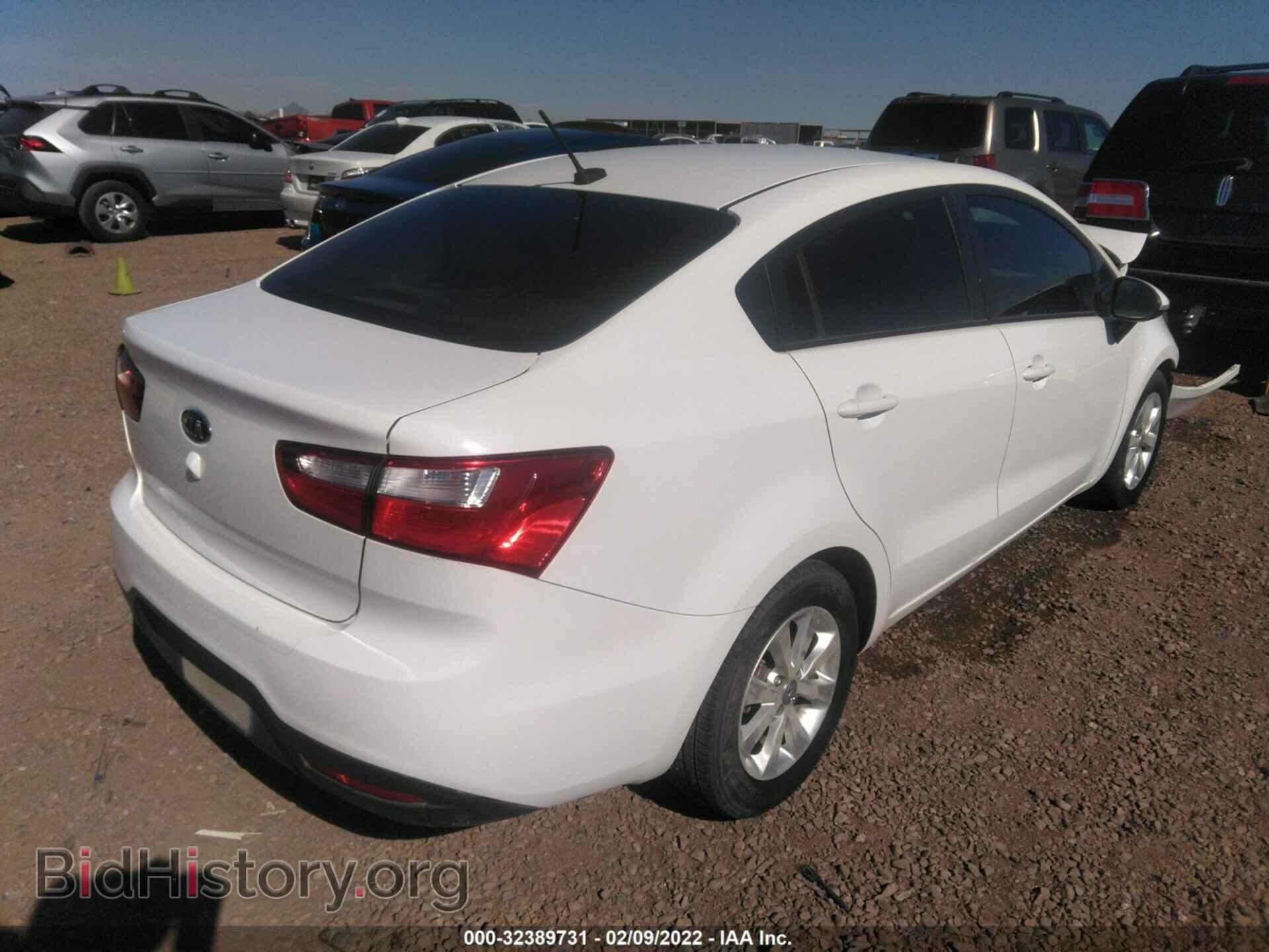 2014 KIA RIO - VIN: KNADN4A34E6414127 - Фото 4