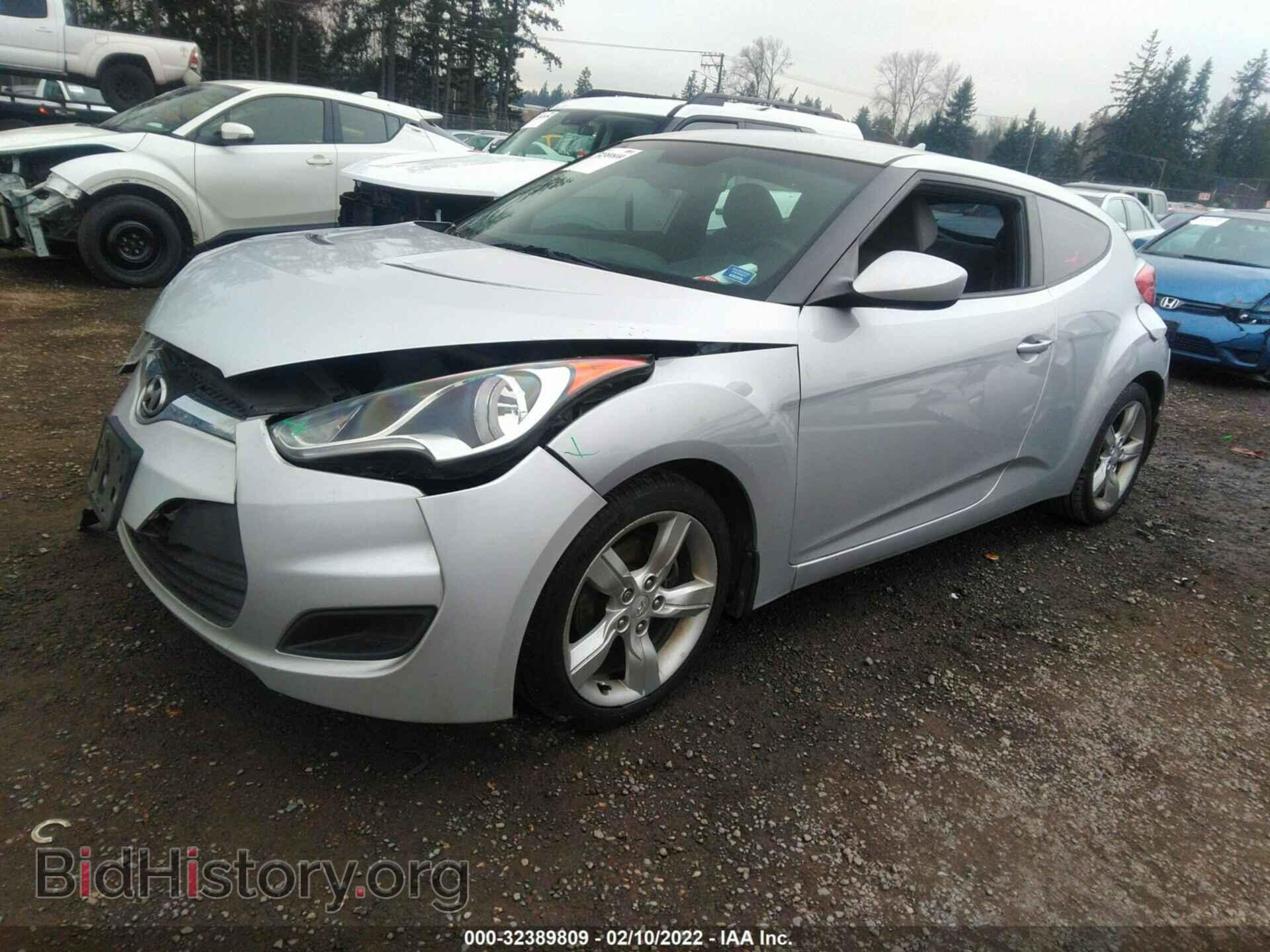 2012 HYUNDAI VELOSTER - VIN: KMHTC6AD5CU076573 - Фото 2