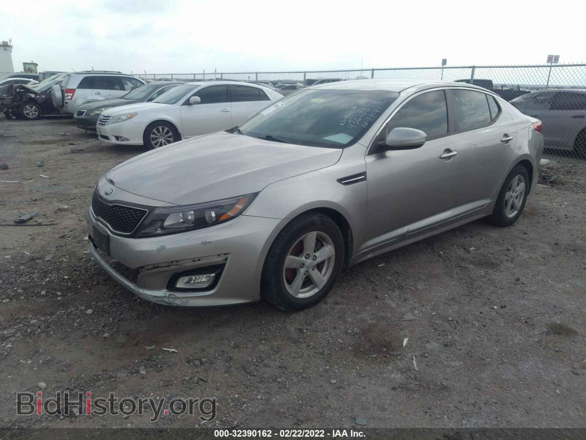 2014 KIA OPTIMA - VIN: KNAGM4A73E5489622 - Фото 2