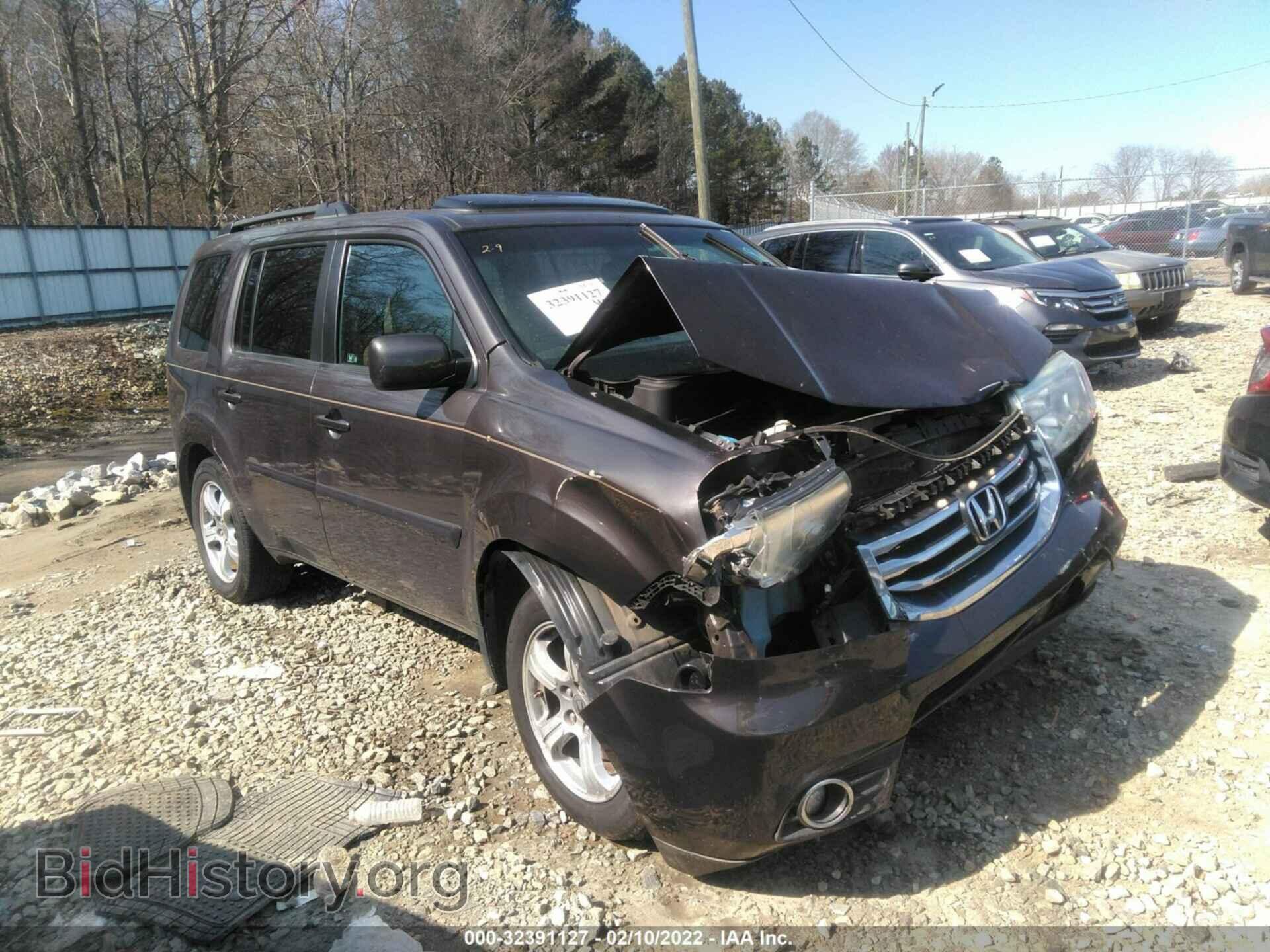 Photo 5FNYF3H60CB007435 - HONDA PILOT 2012