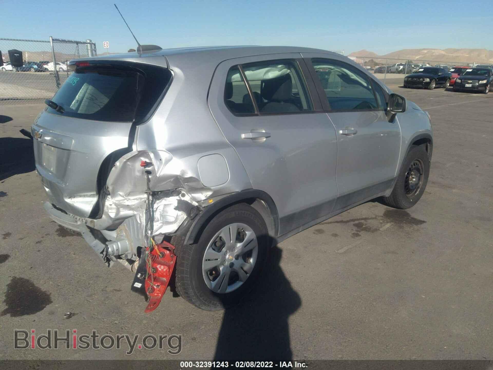 2017 CHEVROLET TRAX - VIN: KL7CJKSB5HB123729 - Фото 4