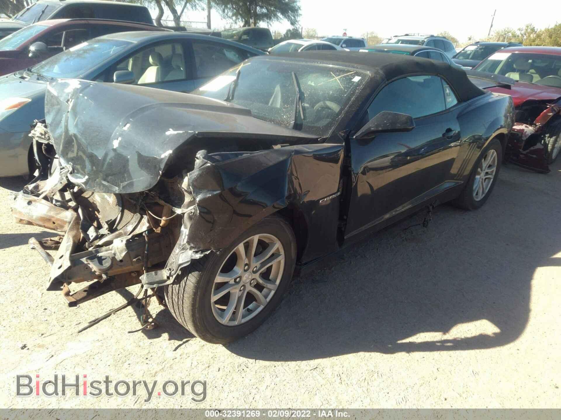 2014 CHEVROLET CAMARO - VIN: 2G1FB3D30E9128240 - Фото 2