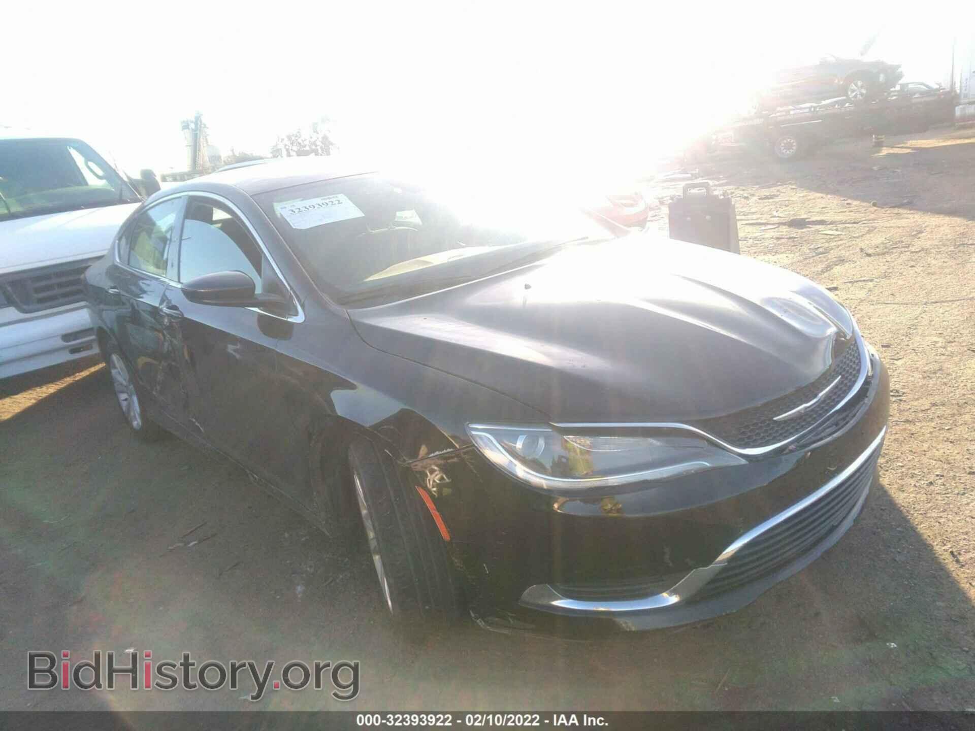 Фотография 1C3CCCAB2FN692820 - CHRYSLER 200 2015
